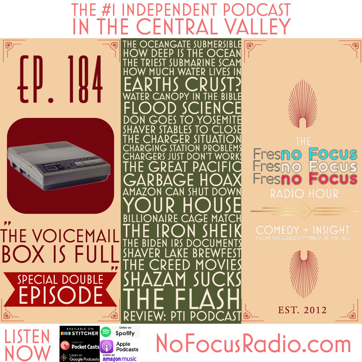 The 'no Focus Radio Hour Ep 184: "The Voicemail Box is Full."