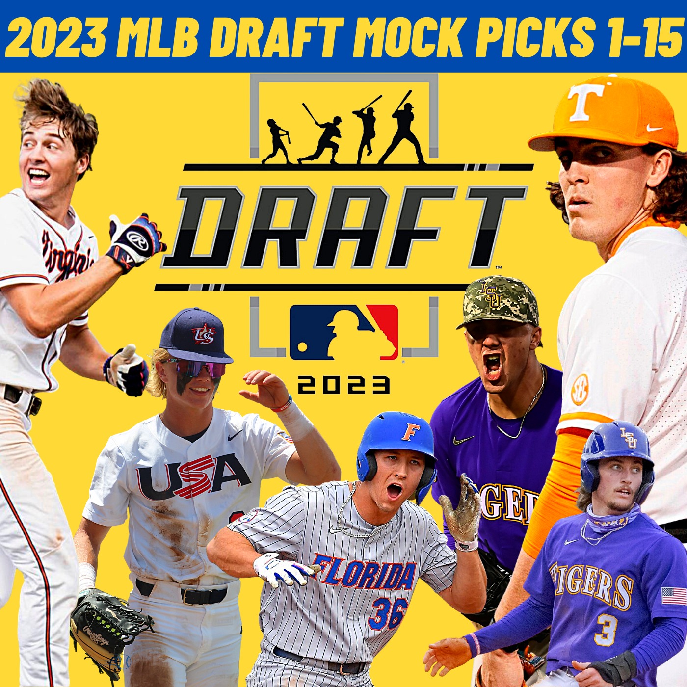 2023 MLB Mock Draft: Picks 1-15 | June 29th, 2023