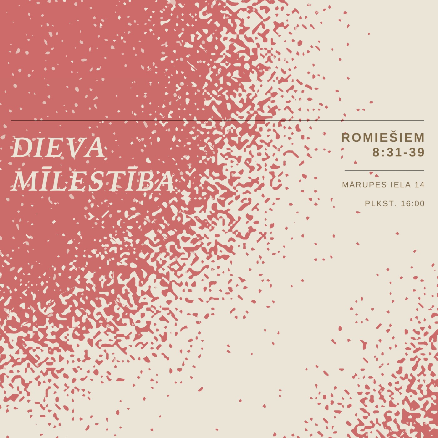 "Dieva mīlestība" - Romiešiem 8:31-39 (04.06.2023.) episode artwork