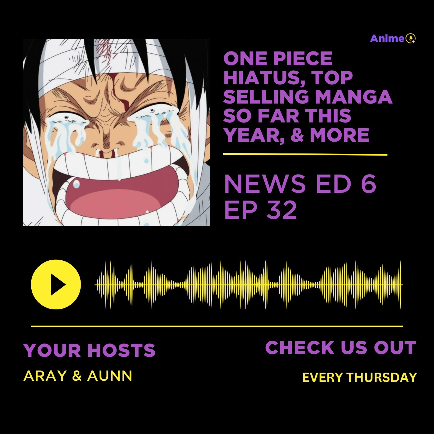 One Piece Hiatus, Top Selling Manga So Far This Year, & More | Anime+ News Ed: 6 E: 32