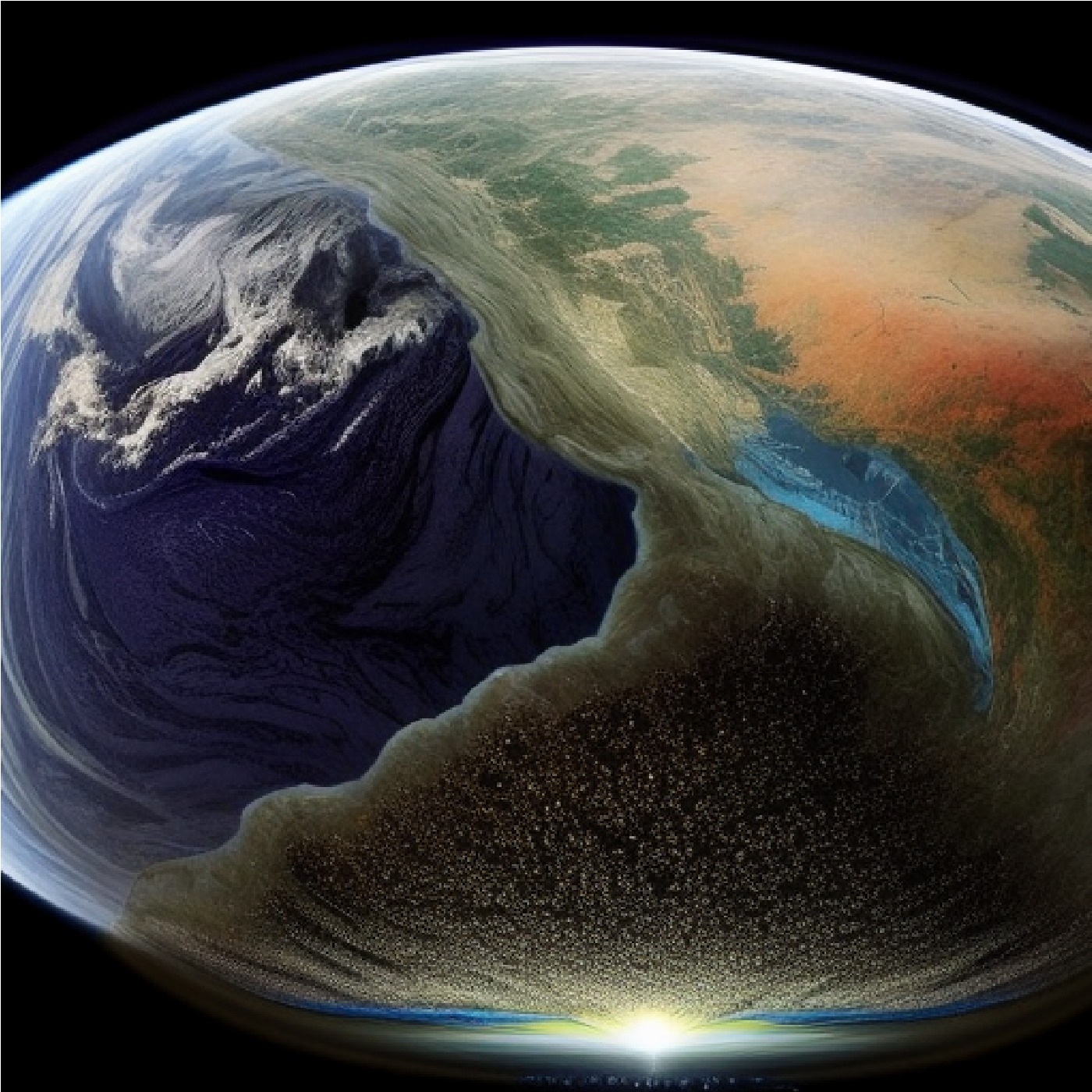 The formation of the Earth cover art