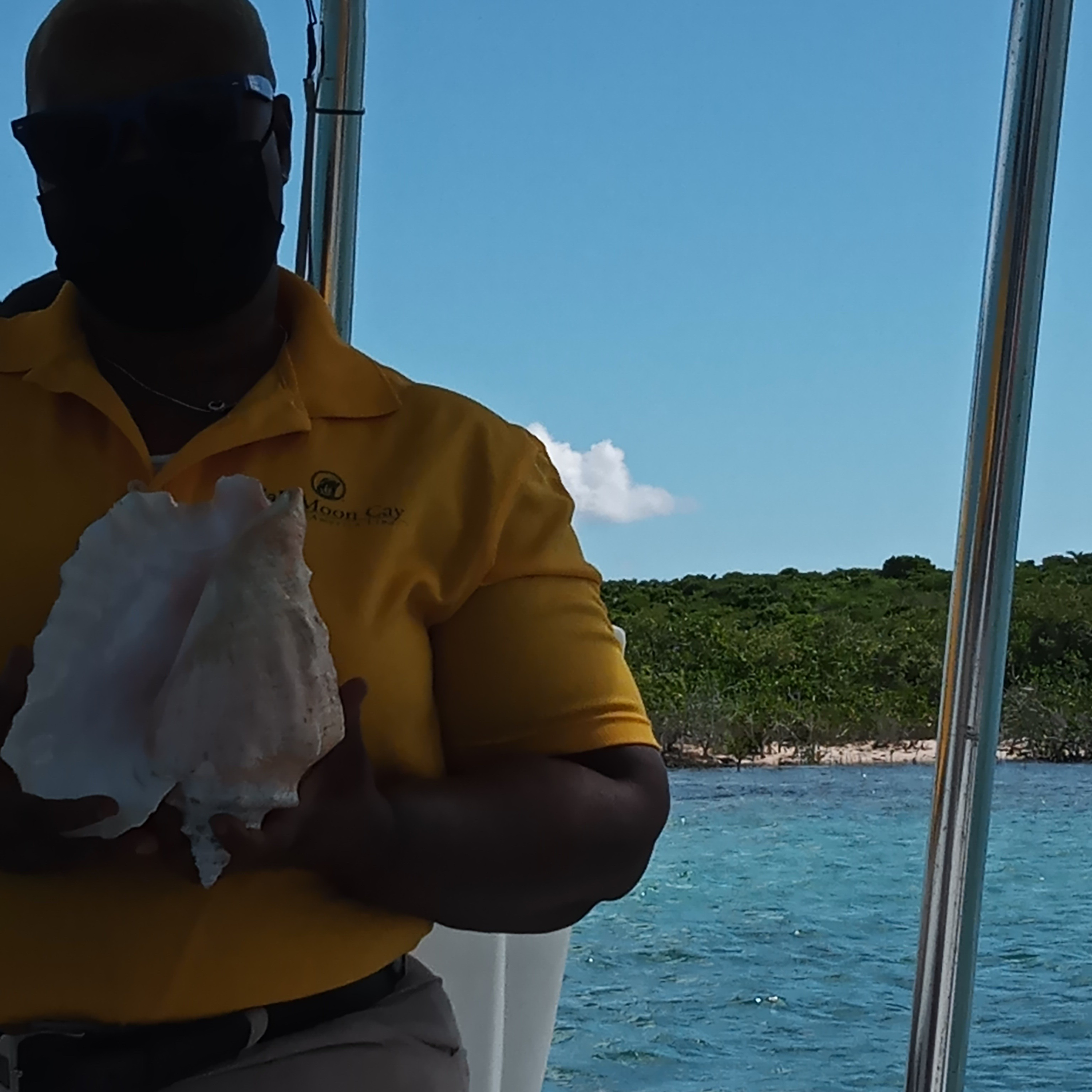 At half moon cay glass boat tour episode artwork