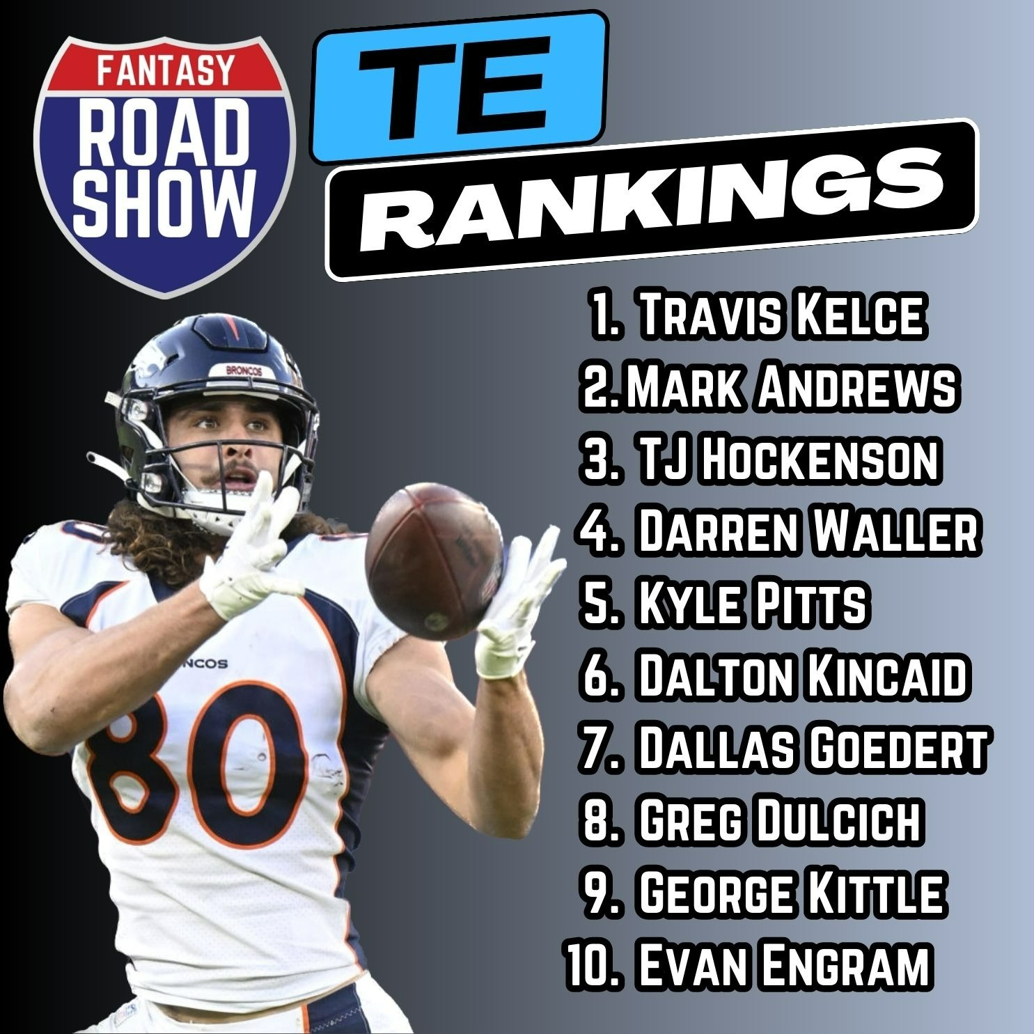 Fantasy Football TE Rankings episode artwork