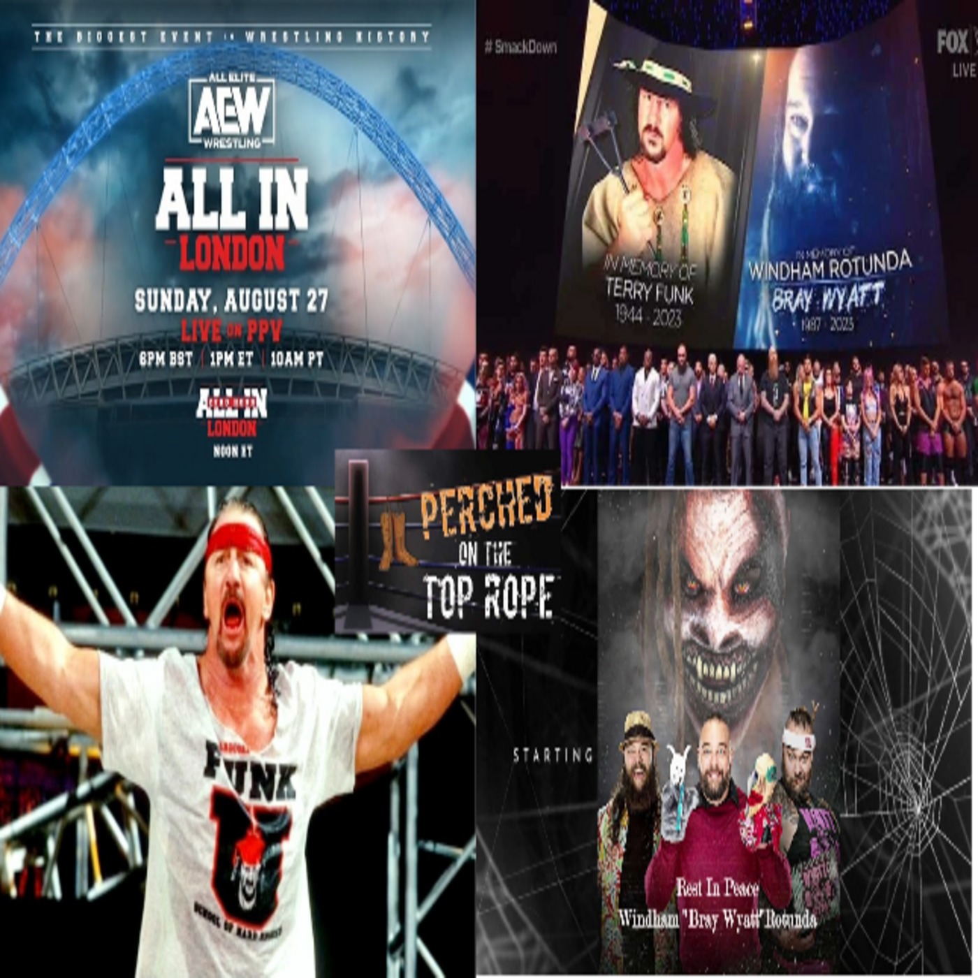 E148: AEW ALL IN Predictions + Terry Funk & Bray Wyatt Tribute