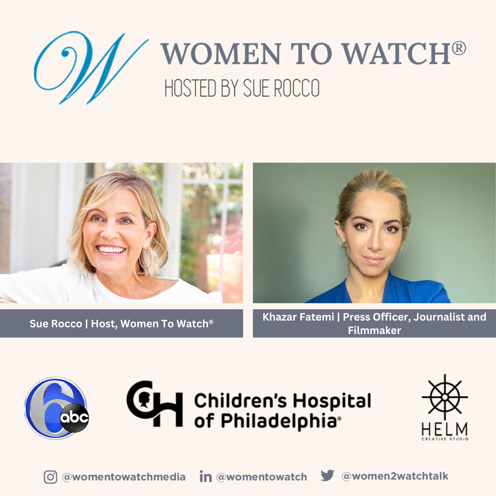 Women to Watch Media® with Sue Rocco