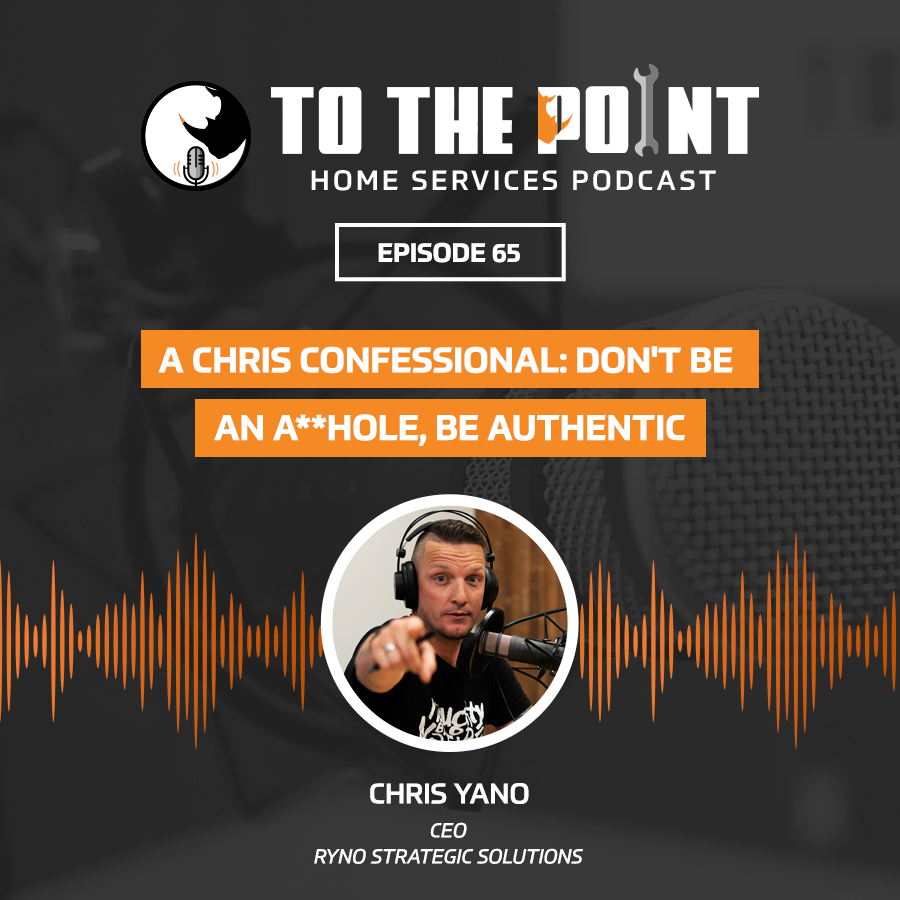 A Chris Confessional: Don't Be an A**hole, Be Authentic