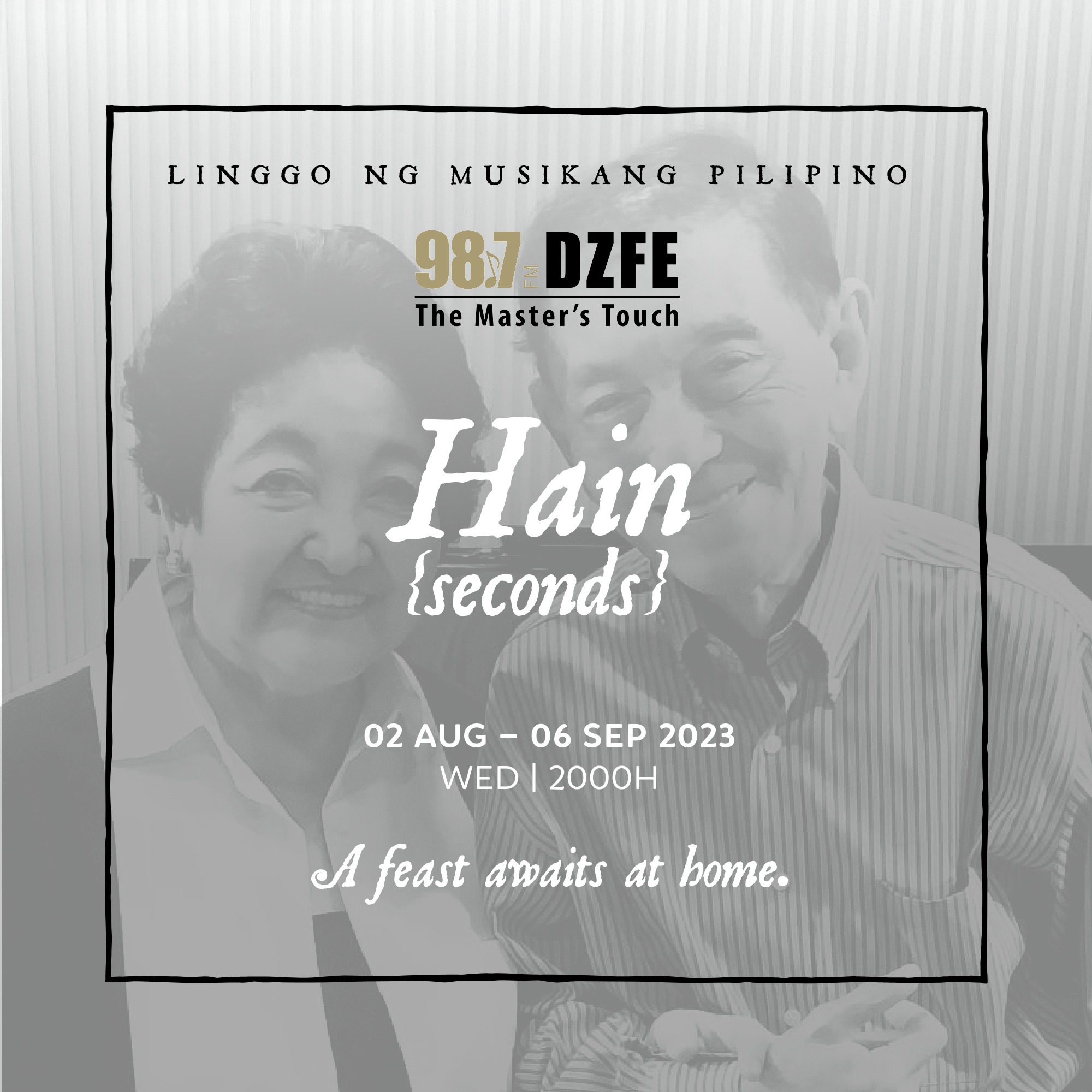 The folk song transcriptions of Gilopez Kabayao (Gilopez and Corazon Kabayao for HAIN 2023)