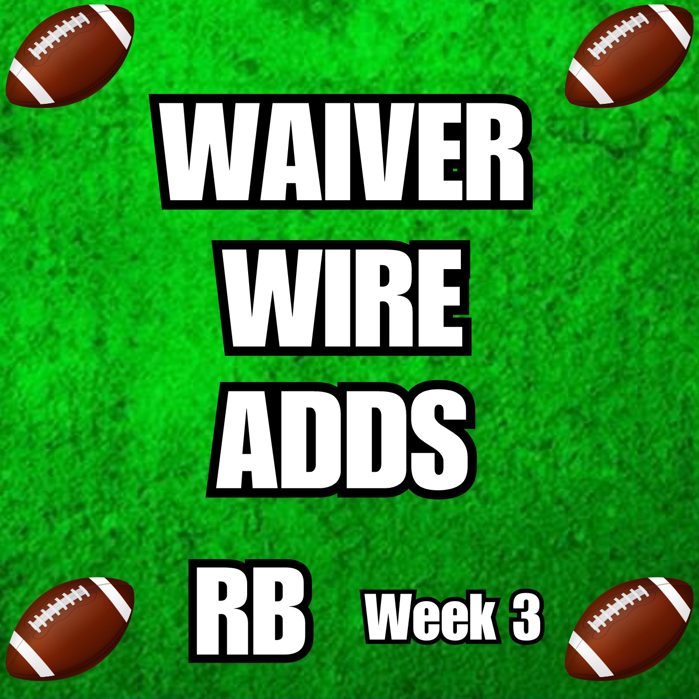 Week 3 RB Waiver Wire Targets episode artwork