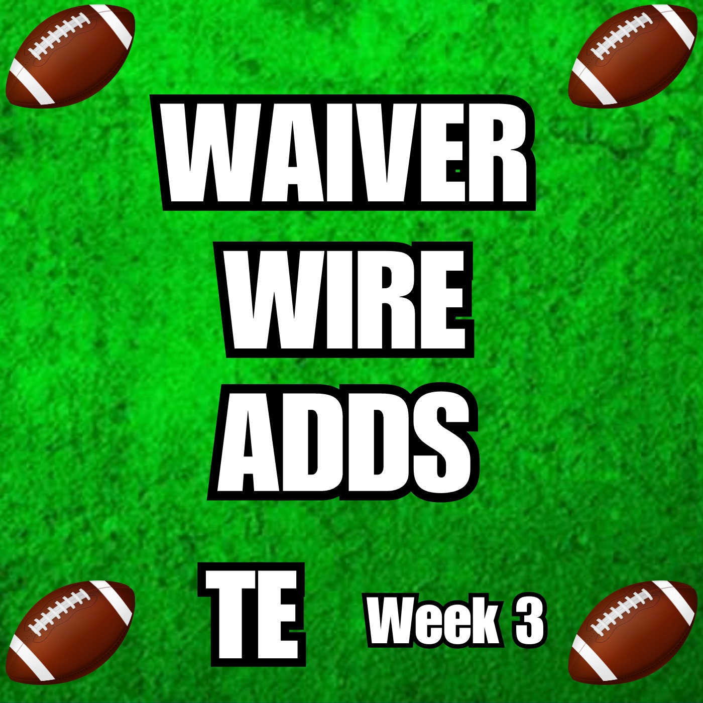 Week 3 TE Waiver Wire Targets episode artwork