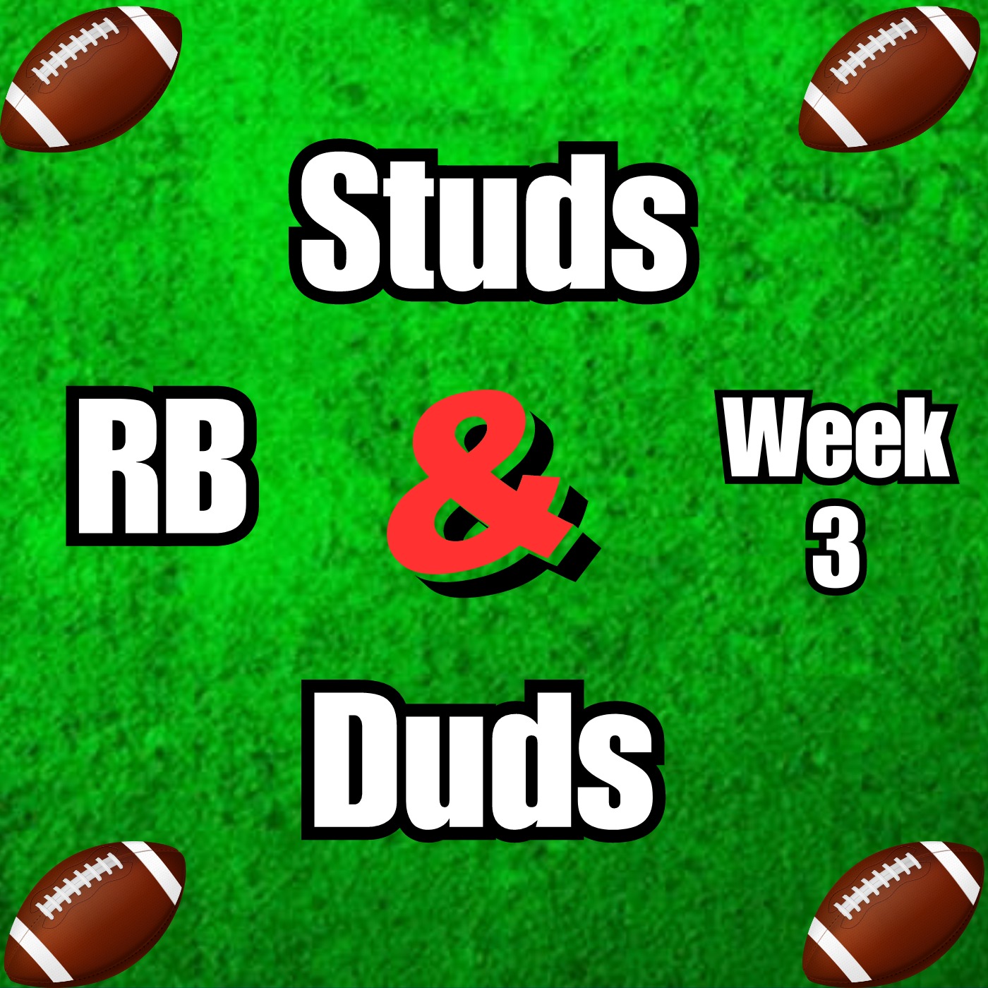 Week 3 RB Studs & Duds episode artwork