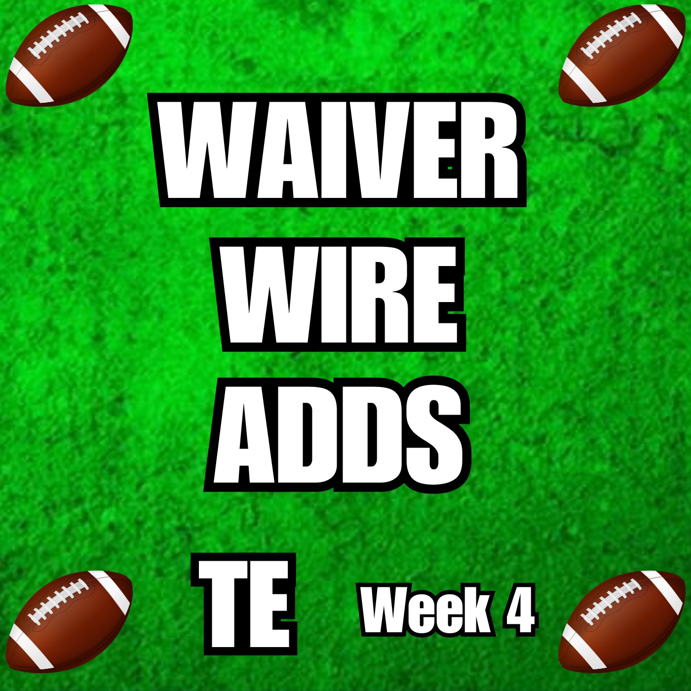 Week 4 TE Waiver Wire Targets episode artwork