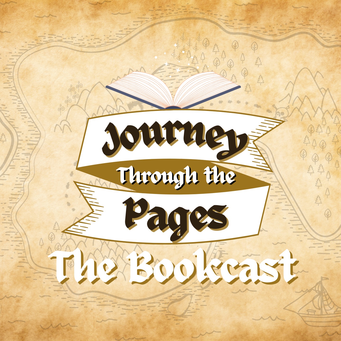 Journey Through the Pages: The Bookcast podcast artwork