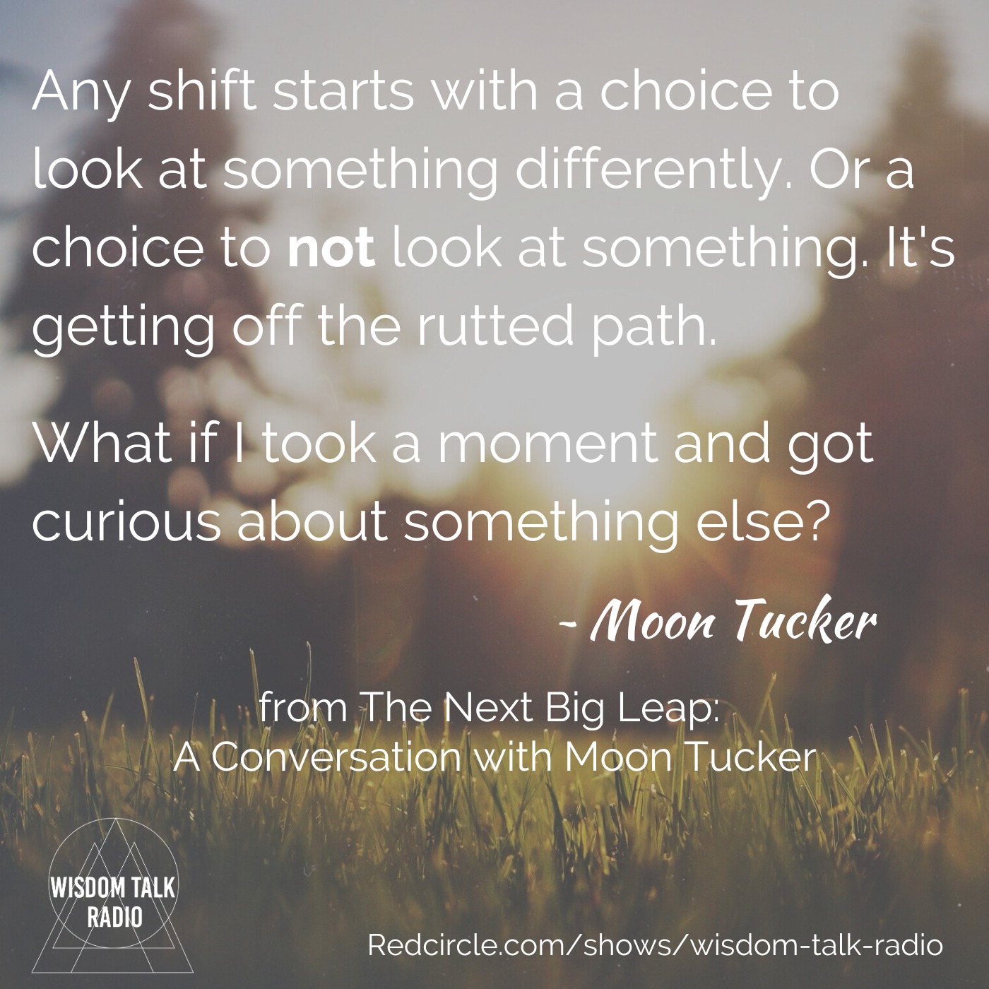The Next Big Leap: a Conversation with Moon Tucker