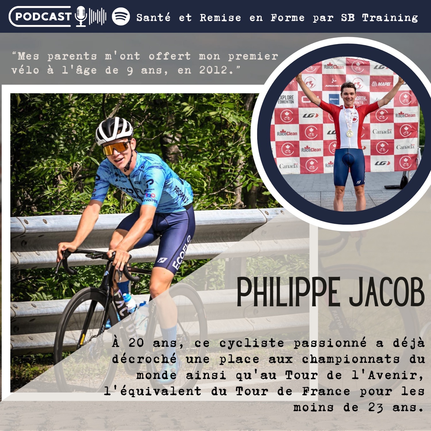 Épisode 19 : 🚴♂️ De la Haute Yamaska à la Scène Internationale : L'Ascension Cycliste de Philippe Jacob🌟