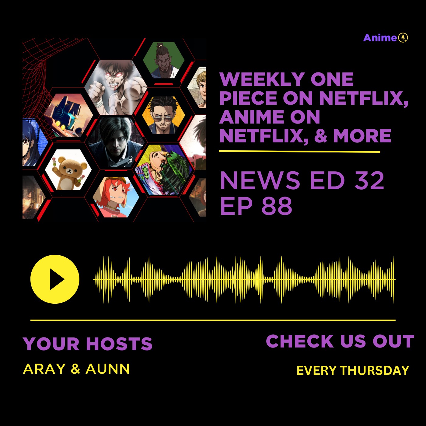 Weekly One Piece On Netflix, Anime On Netflix, & More | Anime+ News Ed: 32 E: 88