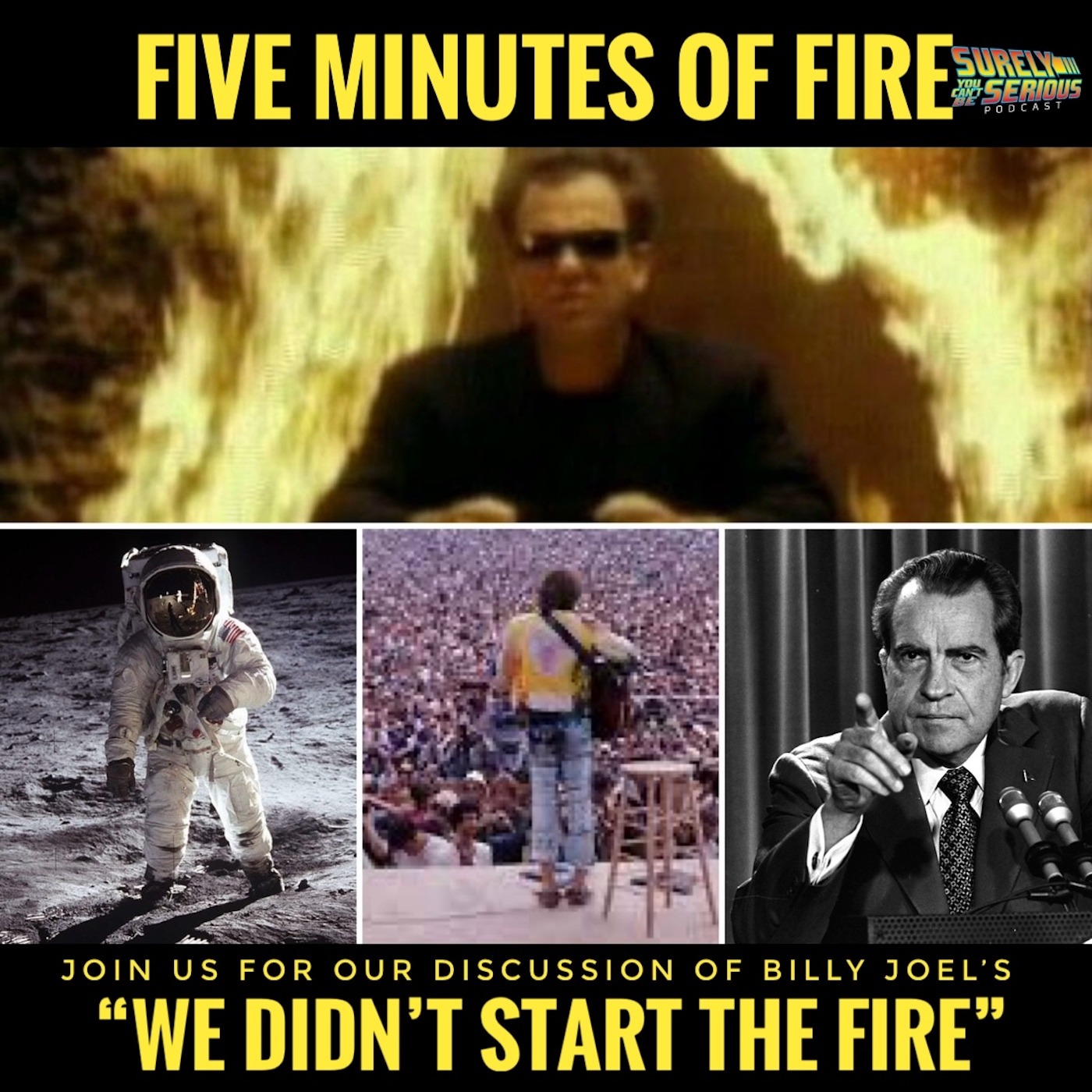 ”Five Minutes of Fire”: Moonshot, Woodstock, Watergate