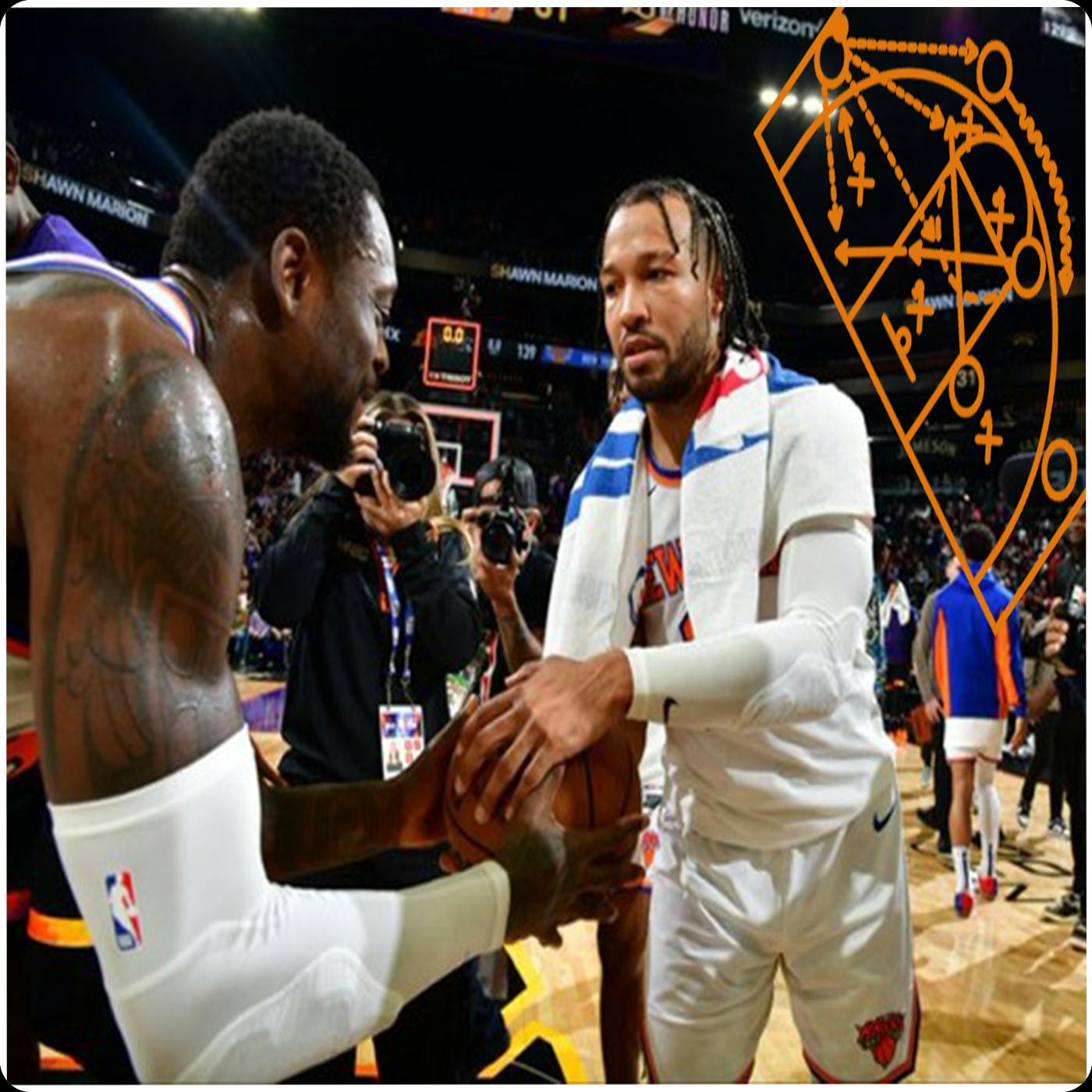 PSA: Knicks Game Film Breakdown Jalen Brunson Perfect 50 Piece Out Matching Suns Power Offense By Himself