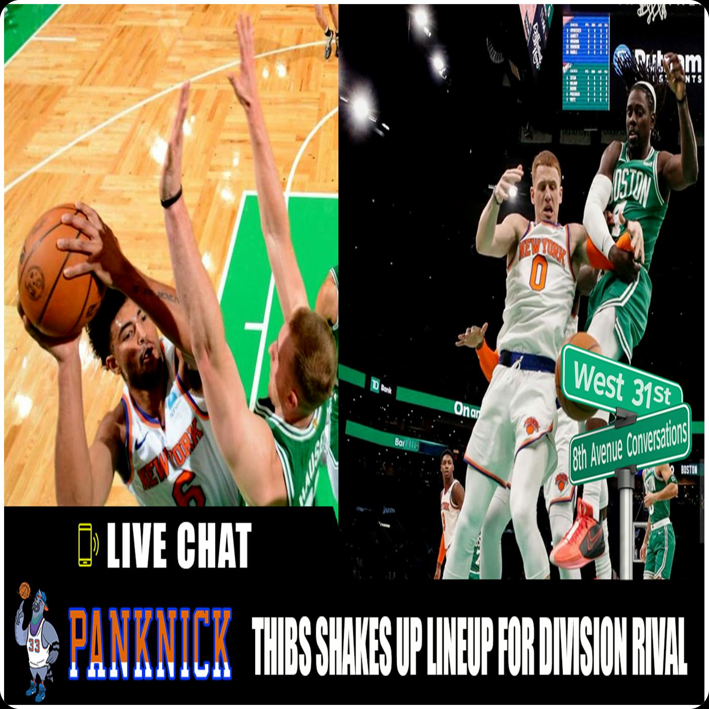 Knicks Live Chat Replay Vol 61 Thibodeau Benches Grimes, Knicks Defense Struggle Defending 3s, Jalen Brunson & Mitchell Robinson Injuries,  Donte DiVincenzo Starts & More