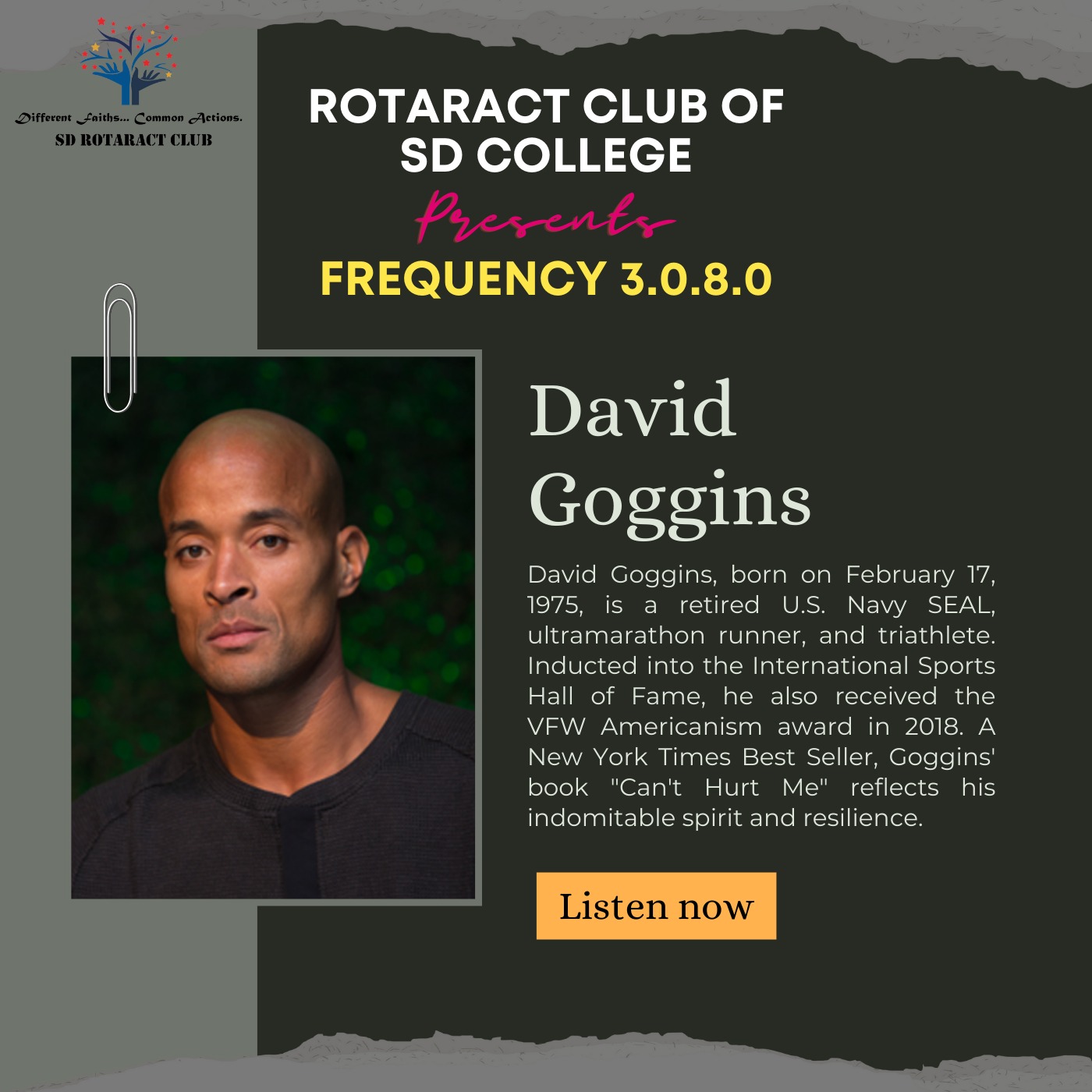 INSPIRATION FROM THE LIFE OF DAVID GOGGINS