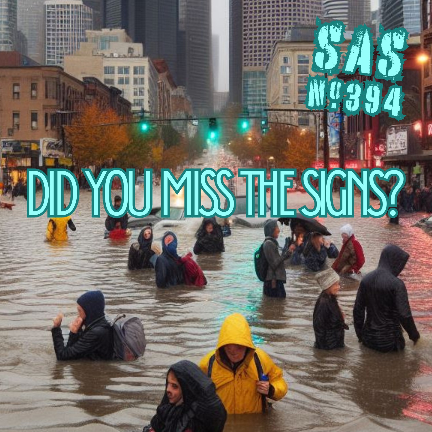 SAS | 394 | Biblical-level, flooding, fog, earthquakes, volcanoes, famine, and Disease X plague us