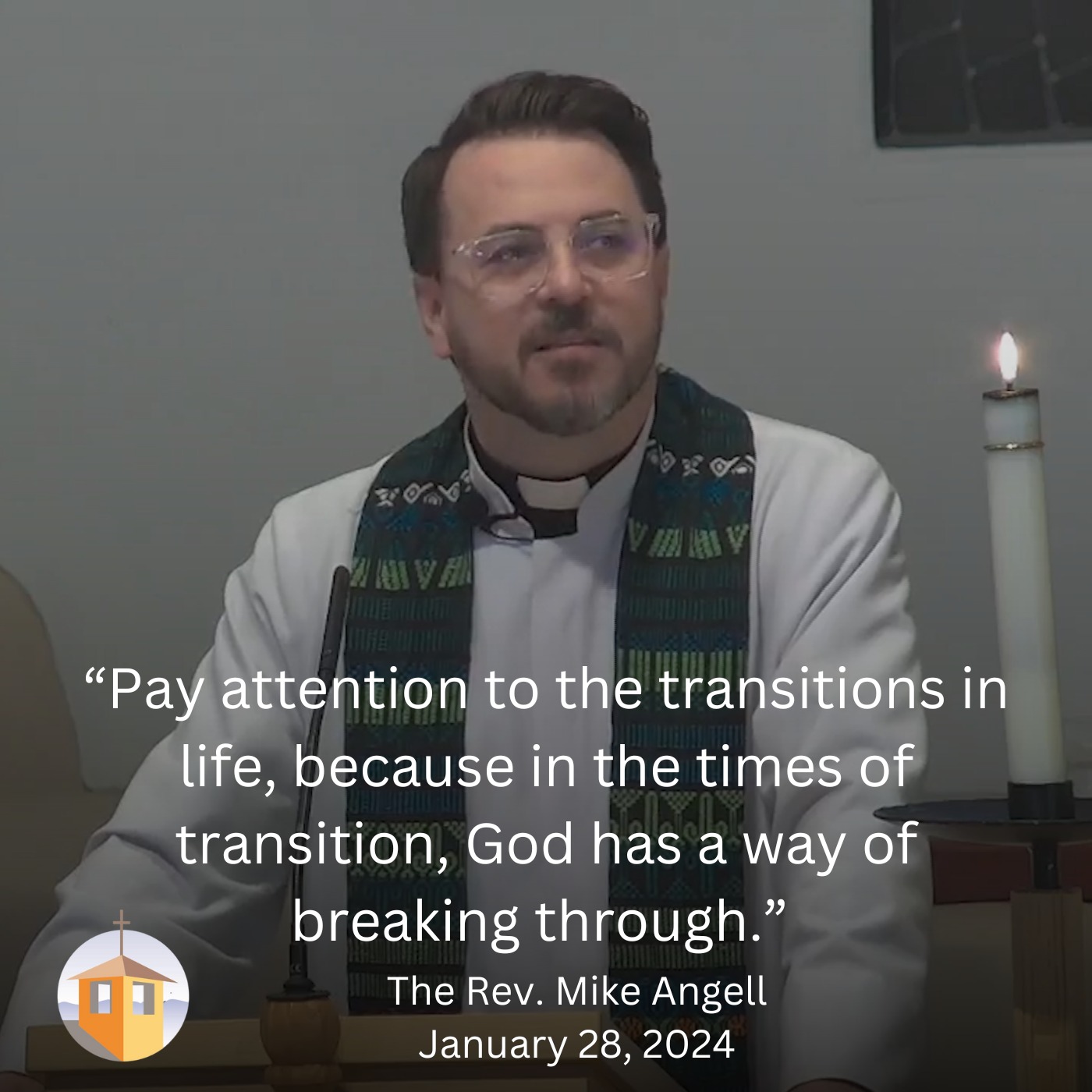 Pay Attention to the Transitions- The Rev. Mike Angell episode artwork