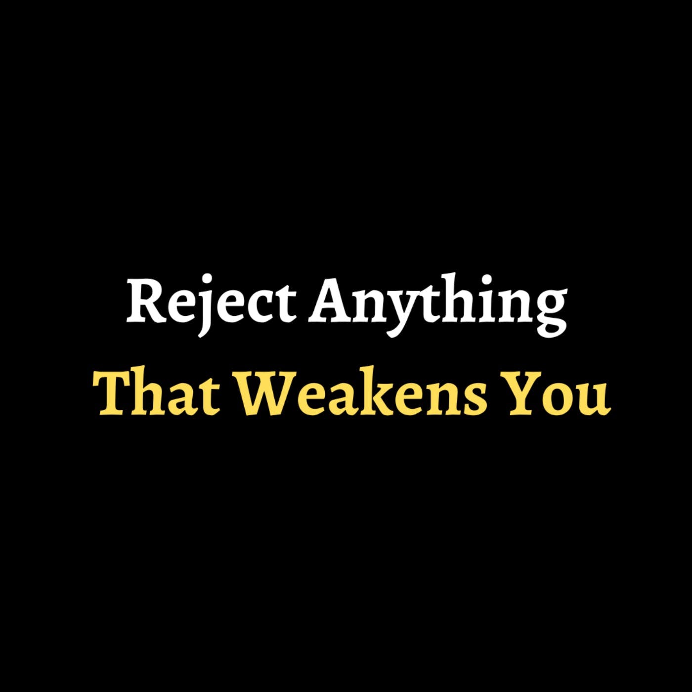 Reject Anything that Weakens You  Andrew Tate's Motivational Speech episode artwork