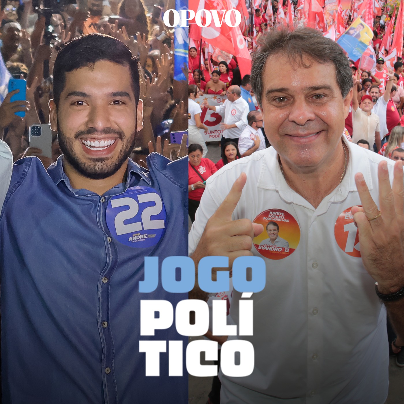 Novas pesquisas e empate técnico entre Evandro e André: quem vai ganhar? | Jogo Político #363 episode artwork