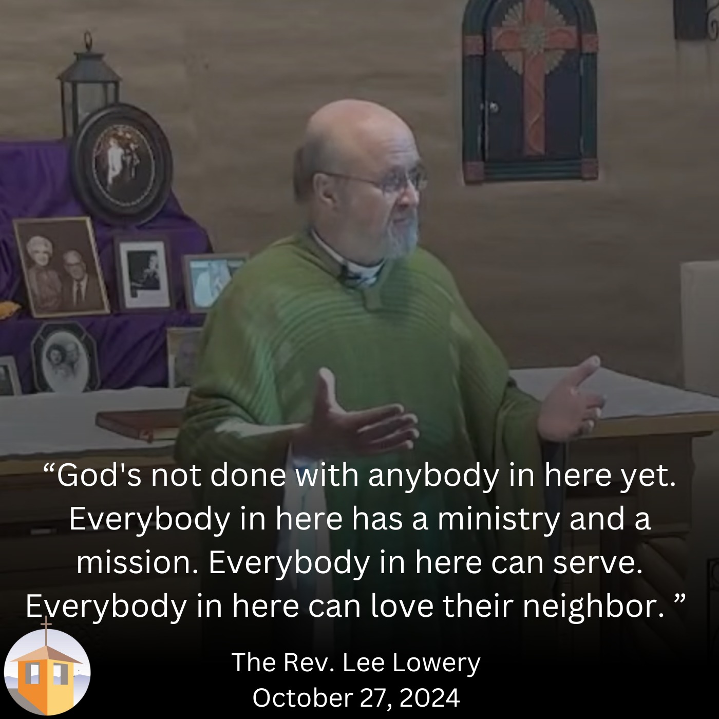 Gods not done with anybody yet -  The Rev. Lee Lowery episode artwork