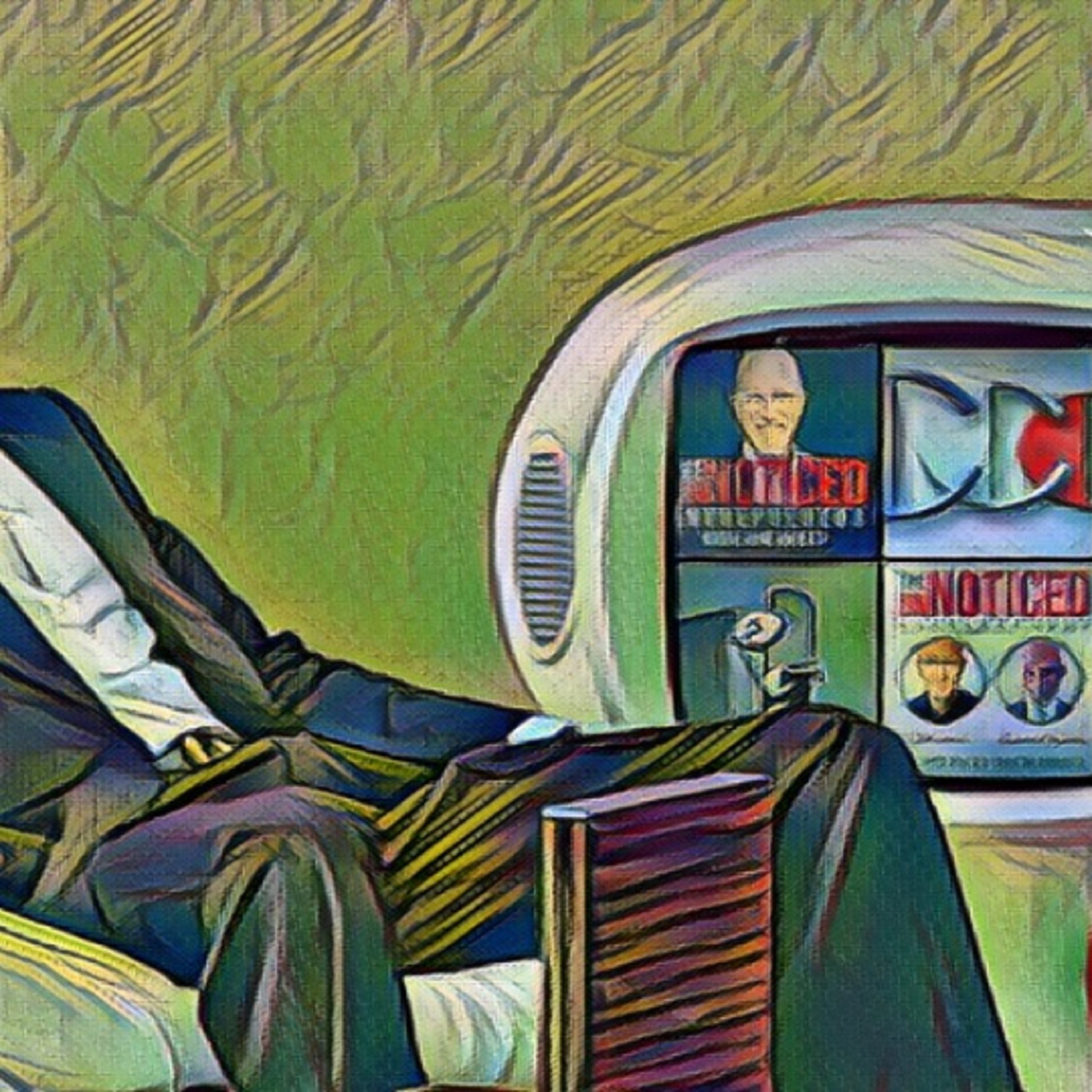 Host Jim James on The UnNoticed Entrepreneur podcast. Silk suits and spats CEO Richard Blank episode artwork
