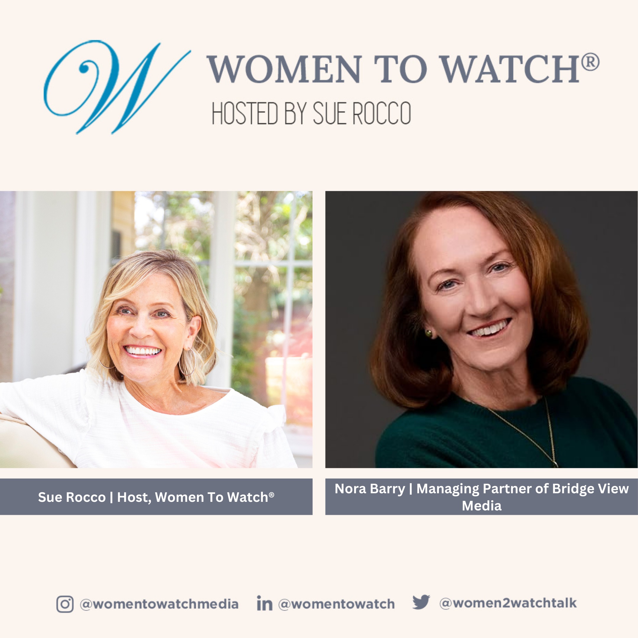 Women to Watch Media® with Sue Rocco