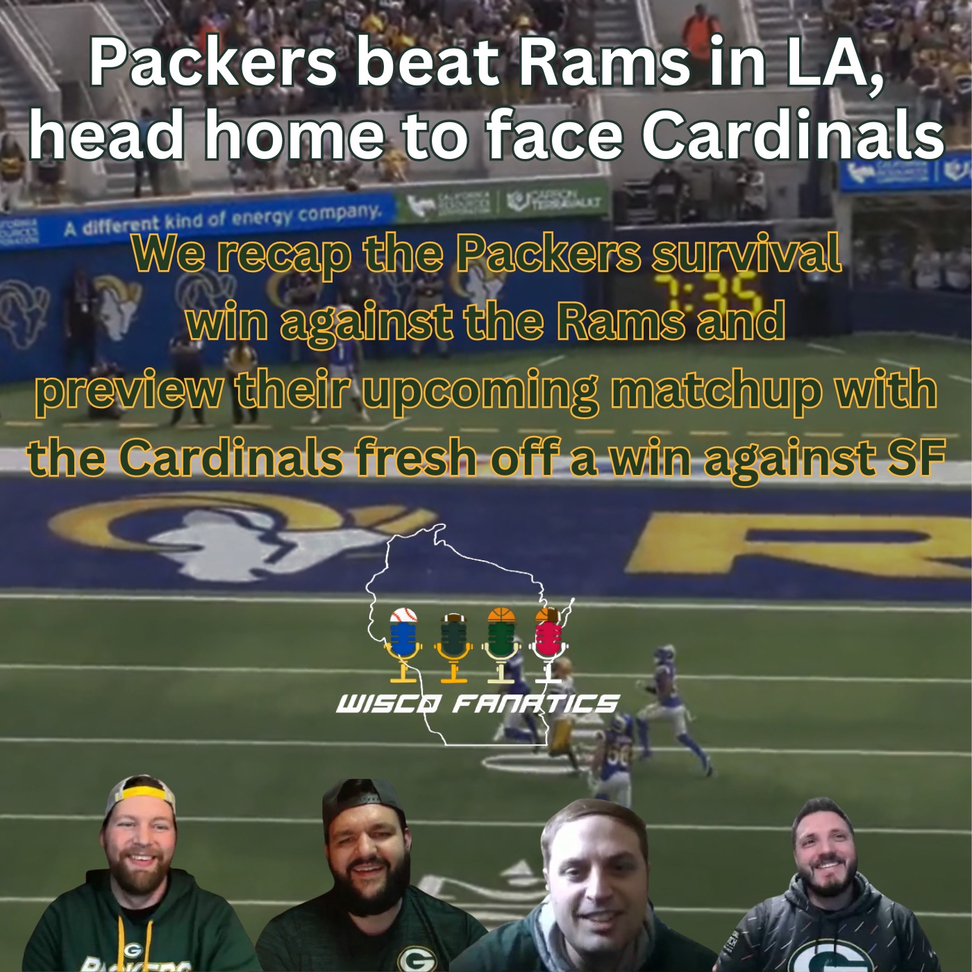 Packers survive Rams, come home to face Cardinals episode artwork