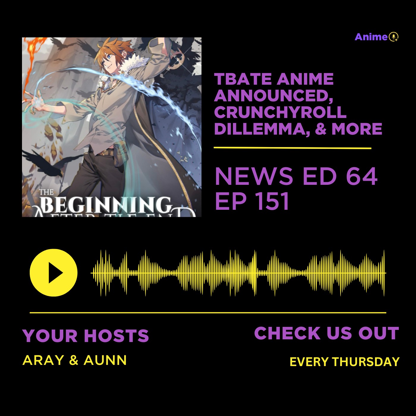 TBATE Anime Announced, Crunchyroll Dillemma & More | Anime+ News Ed: 64 E: 151