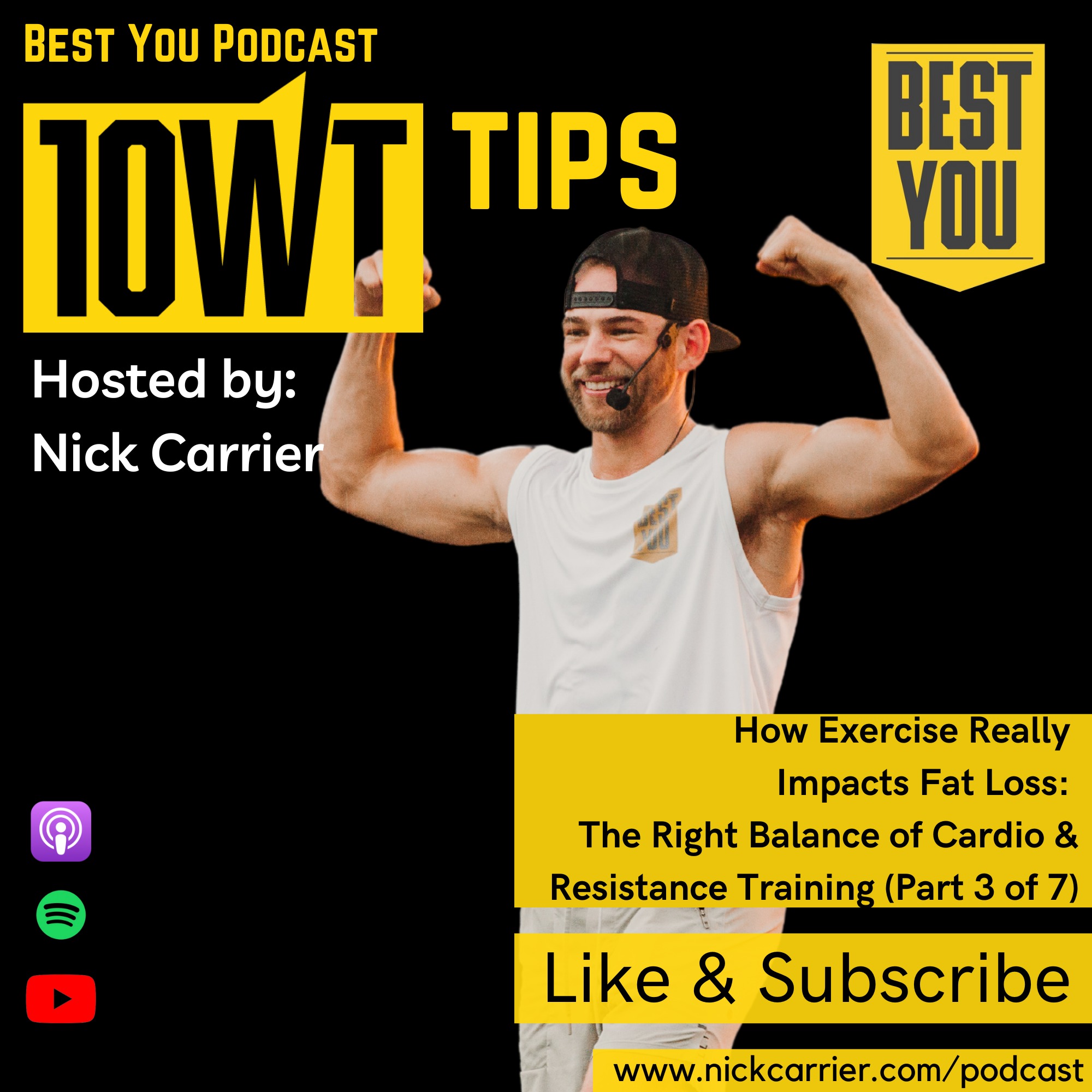 How Exercise Really Impacts Fat Loss:  The Right Balance of Cardio & Resistance Training (Part 3 of 7) episode artwork