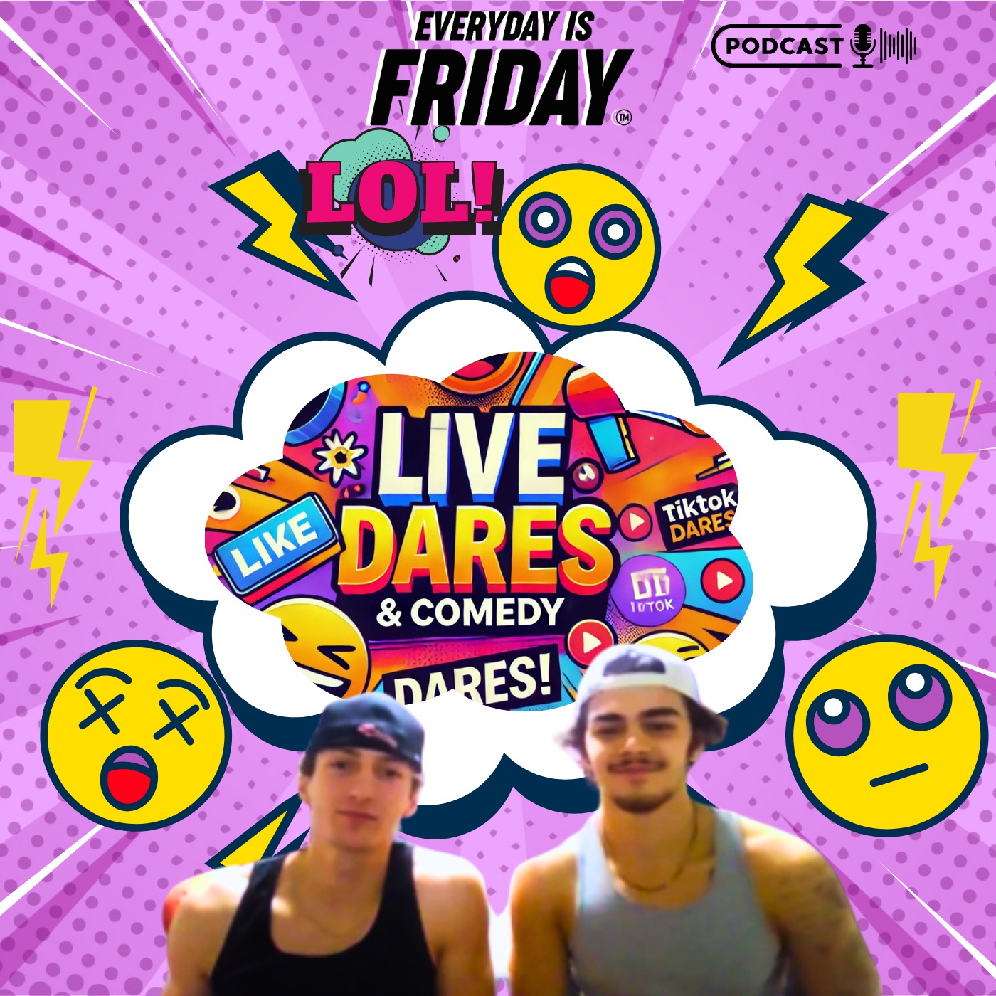 TikTok Comedy: Behind the Scenes GUEST Flip & Craig ~ EVERYDAY IS FRIDAY PODCAST 2024 HOST MATTY B43