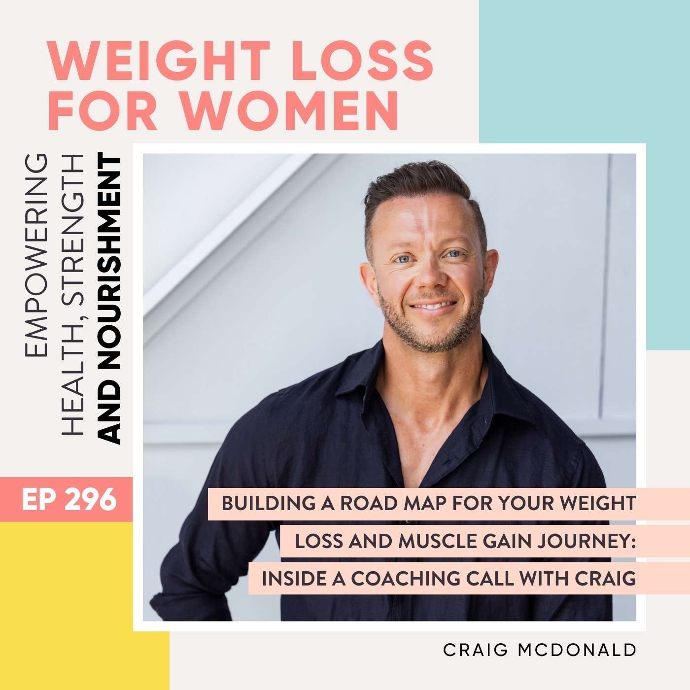 #296 - Building a road map for your weight loss and muscle gain journey: Inside a coaching call with Craig