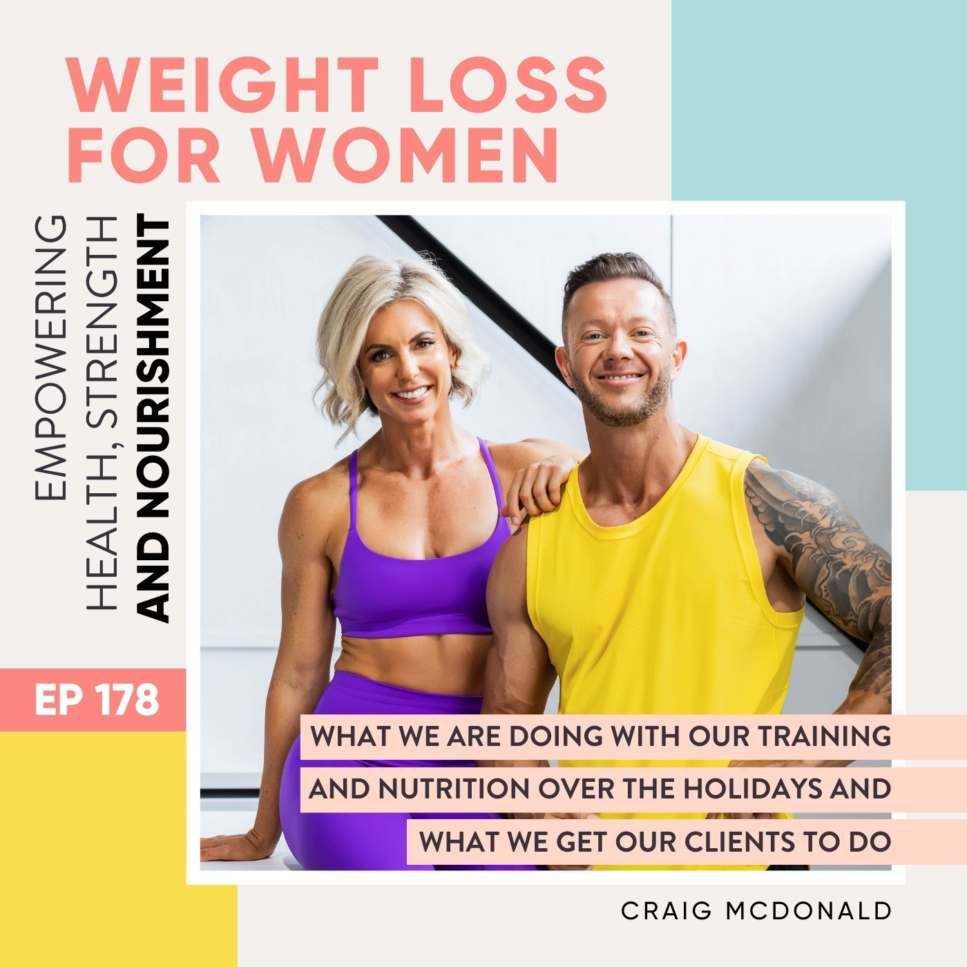 #178 - What we are doing with our training and nutrition over the holidays and what we get our clients to do with Craig McDonald