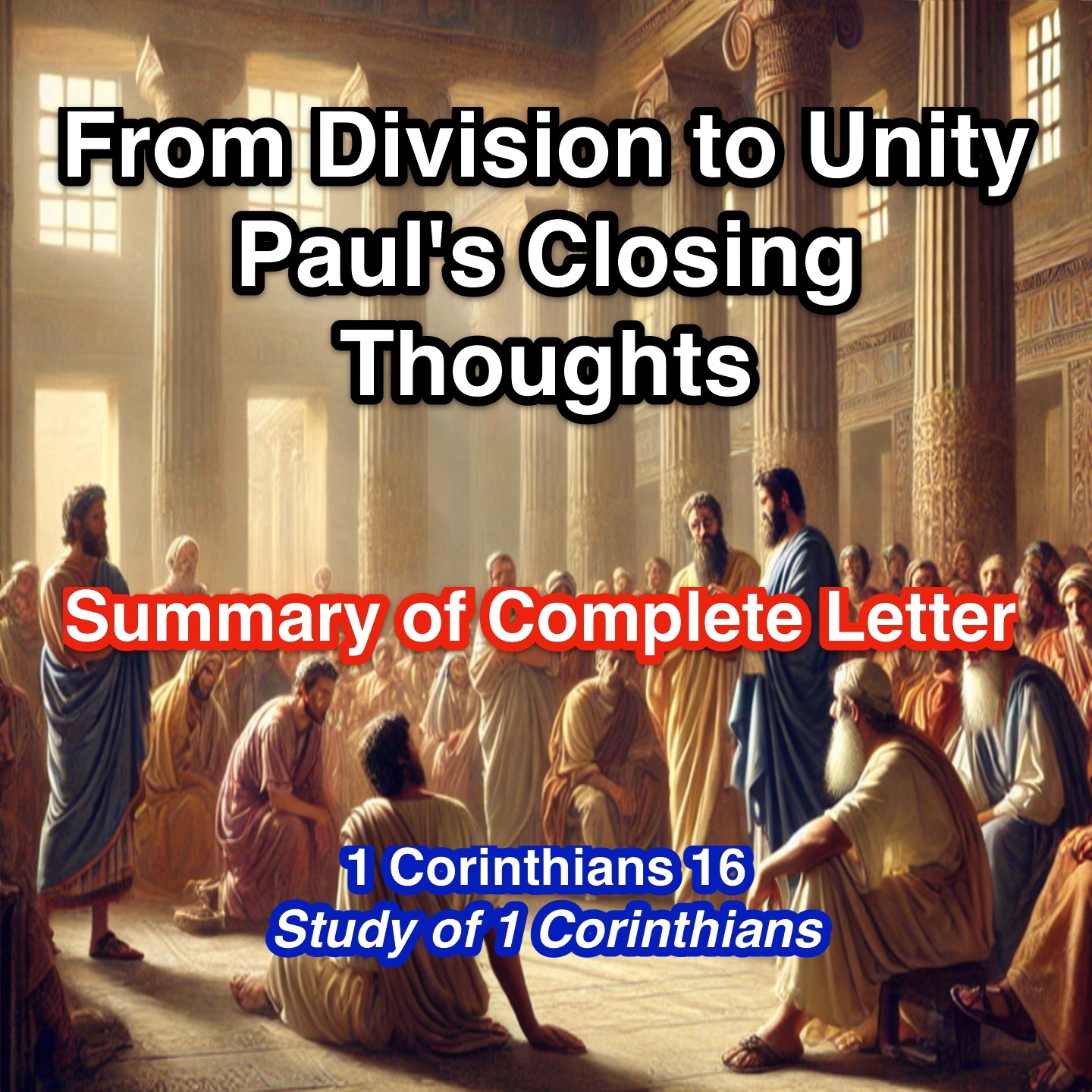 From Division to Unity: Paul’s Closing Thoughts (1 Corinthians 16) episode artwork