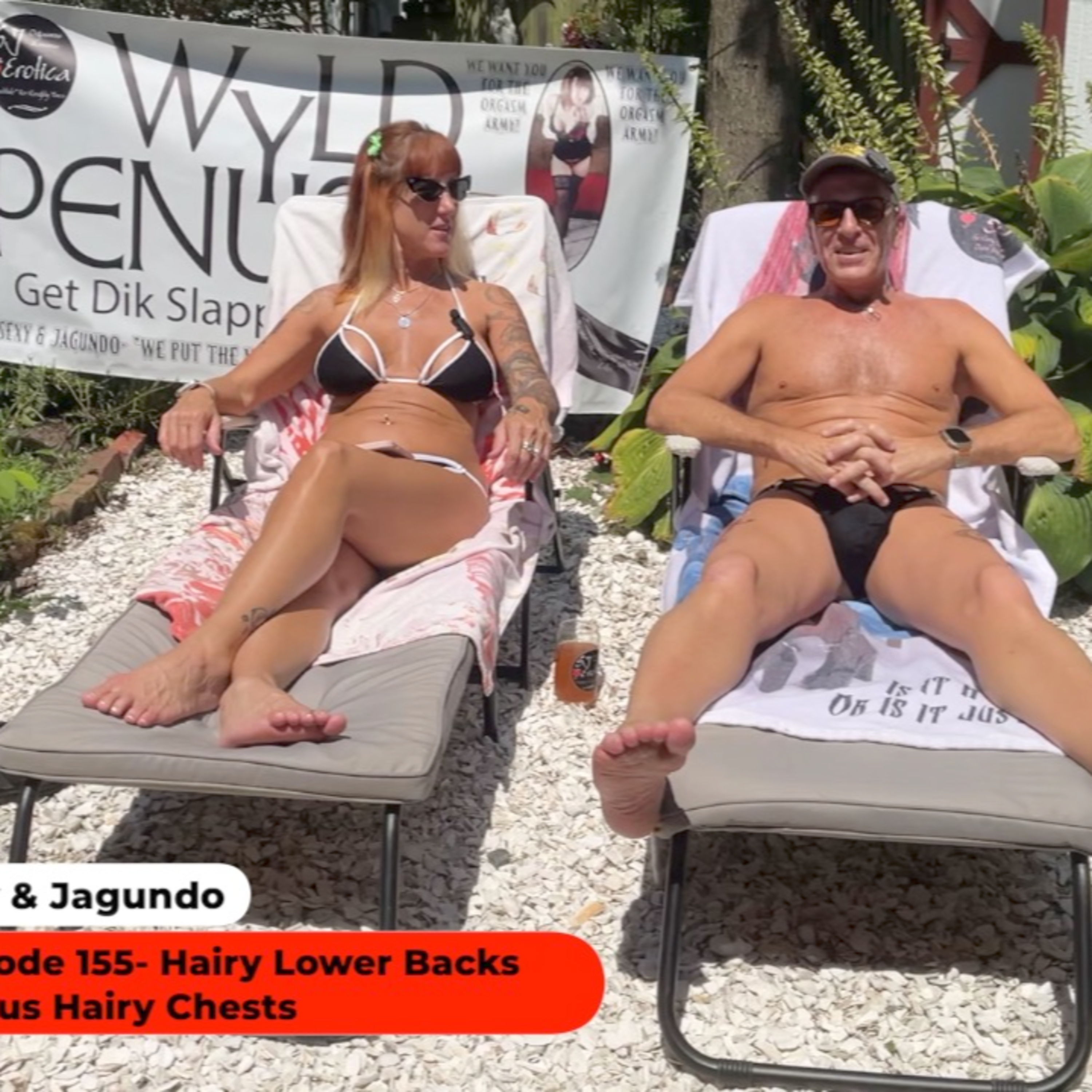 Sexy & Jagundo- Hairy Lower Backs Versus Hairy Chests 8-10-24