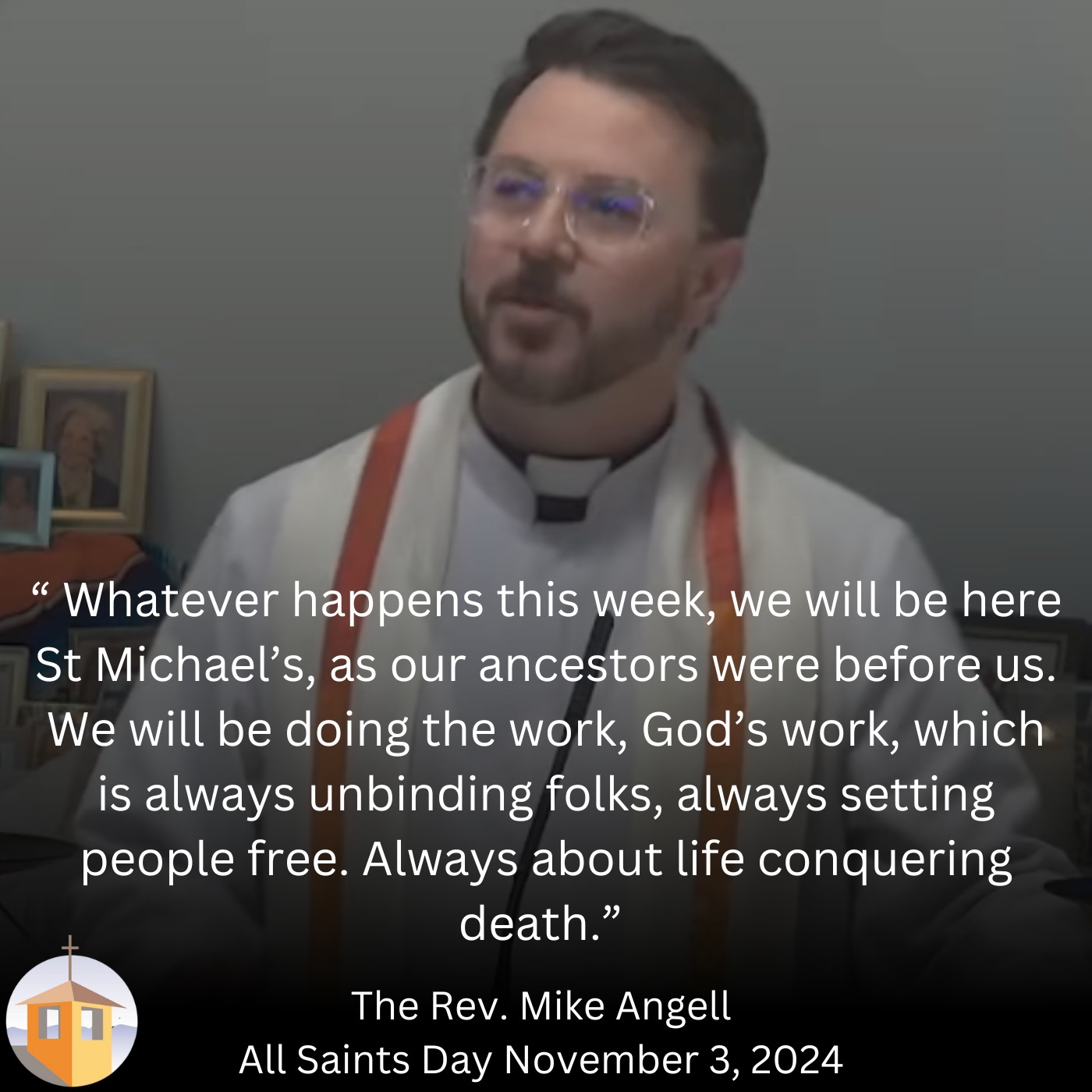 God Help us to Be Saints Too- The Rev. Mike Angell episode artwork