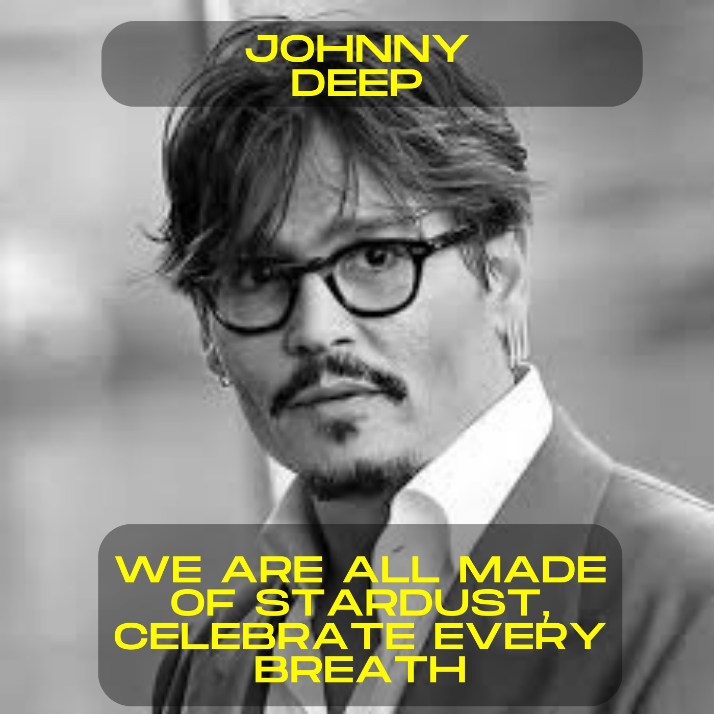 Johnny Deep - We are all made from stardust, celebrate every breath motivational speech