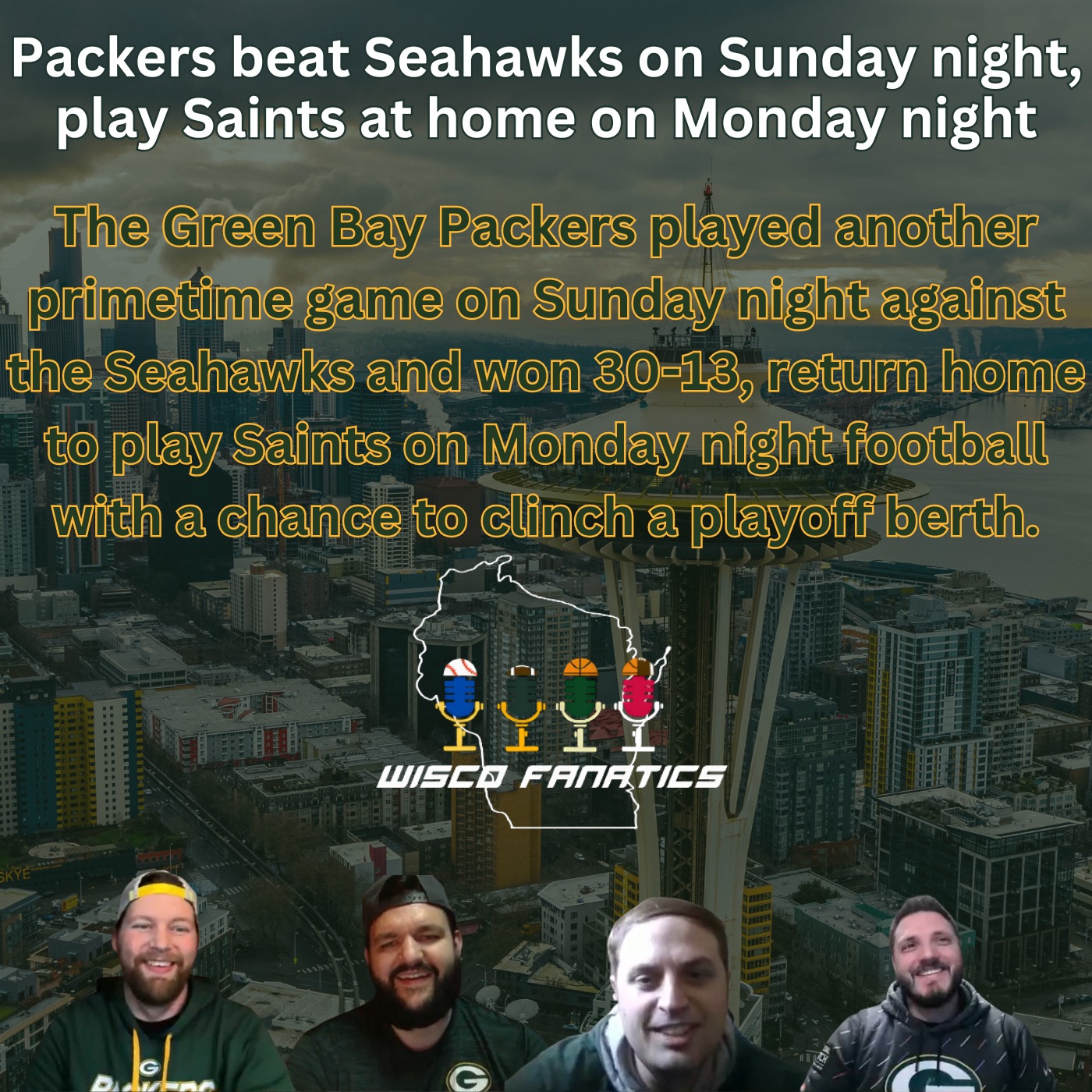 Packers dominate Seahawks, face Saints with a chance to clinch playoff spot episode artwork
