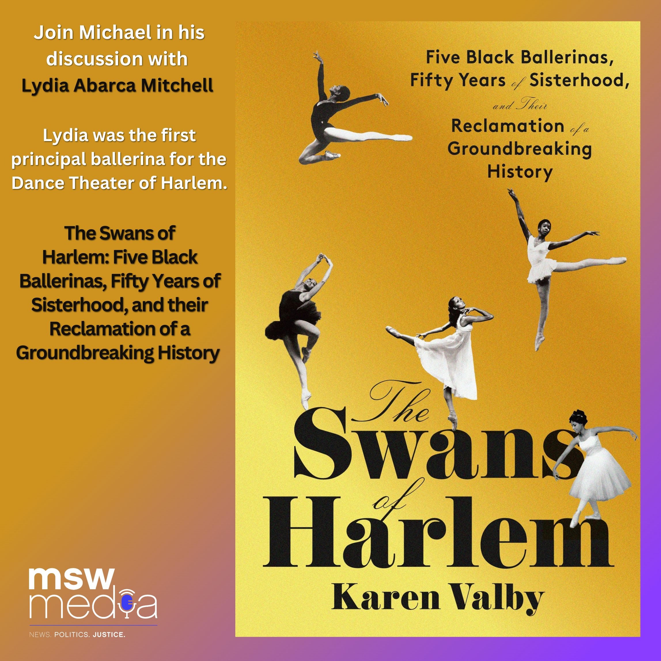Lydia Abarca Mitchell, One of The Swans of Harlem