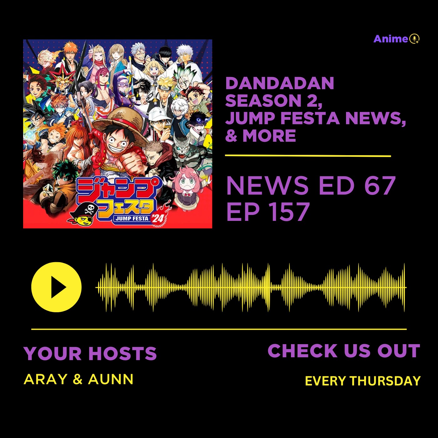 Dandadan Season 2, Jump Festa News,  & More | Anime+ News Ed: 67 E: 157