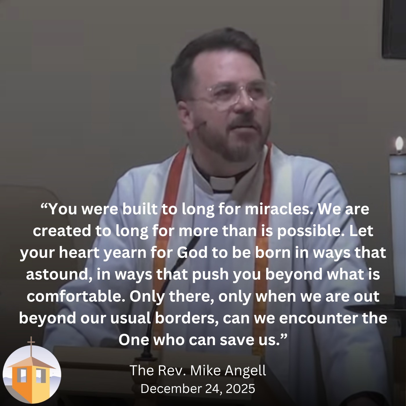 The Impossible at Christmas- The Rev. Mike Angell episode artwork