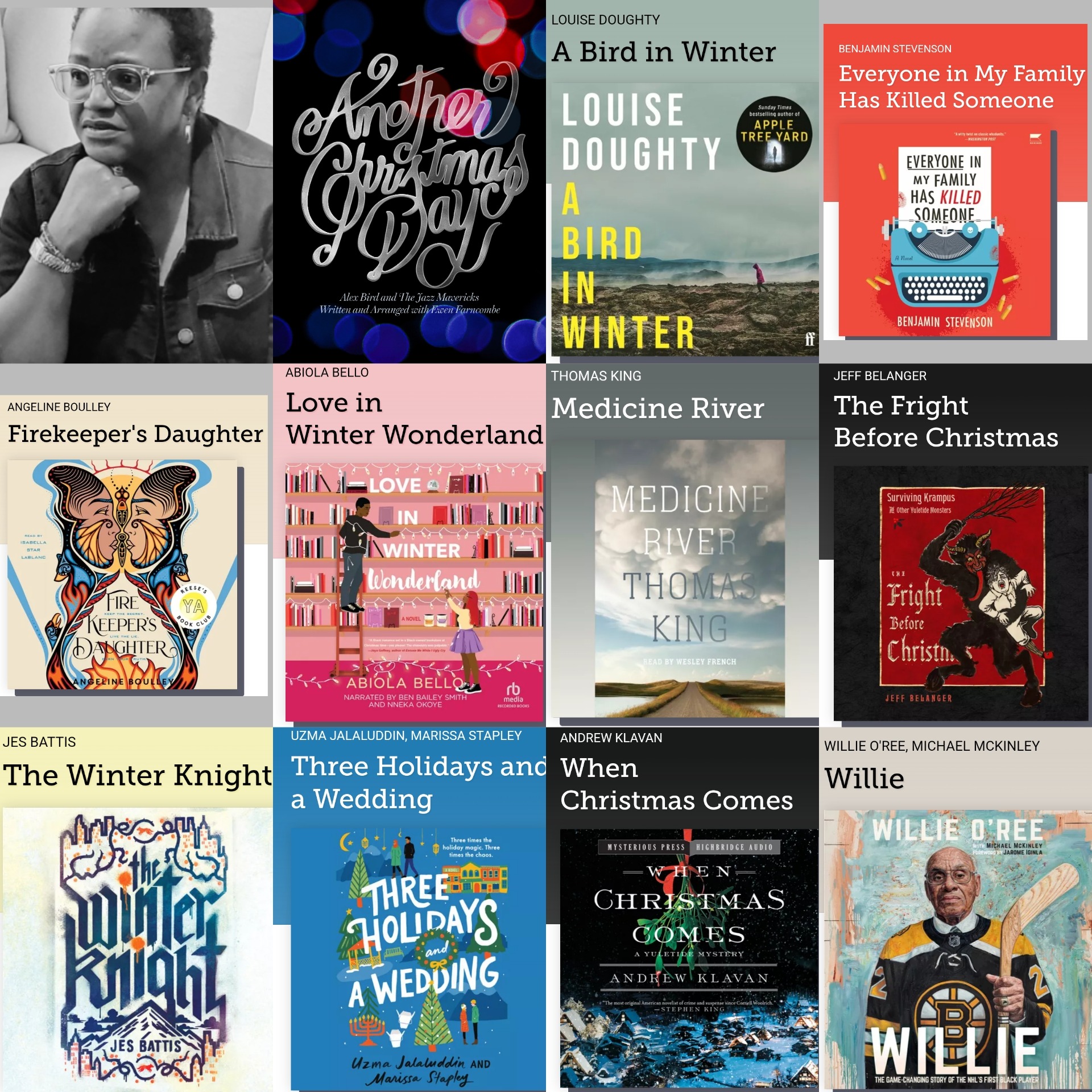 tmtm 8 Dec 24 Winter/Holiday Audiobooks from Romance to Thrillers to Biographies