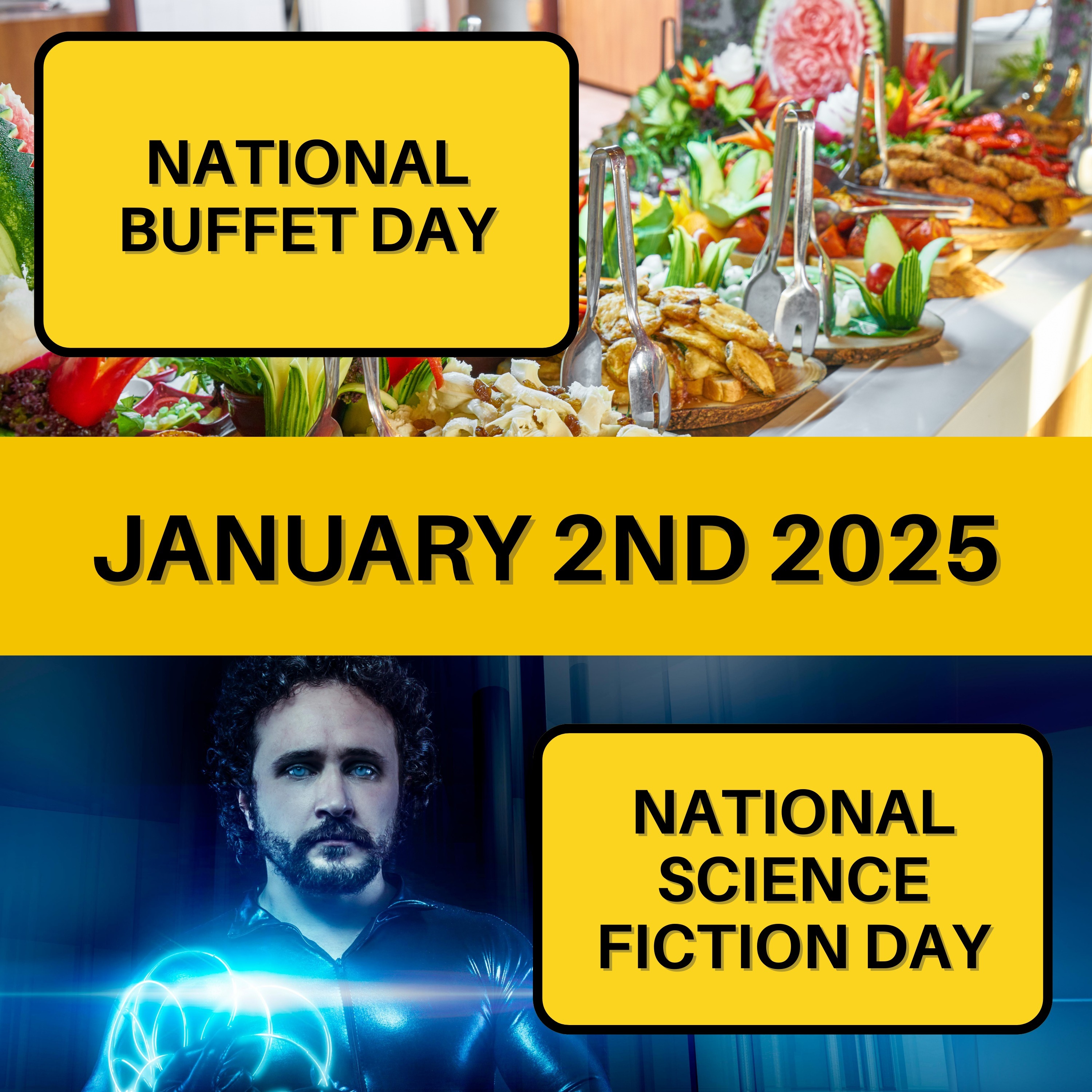 National Buffet Day & National Science Fiction Day