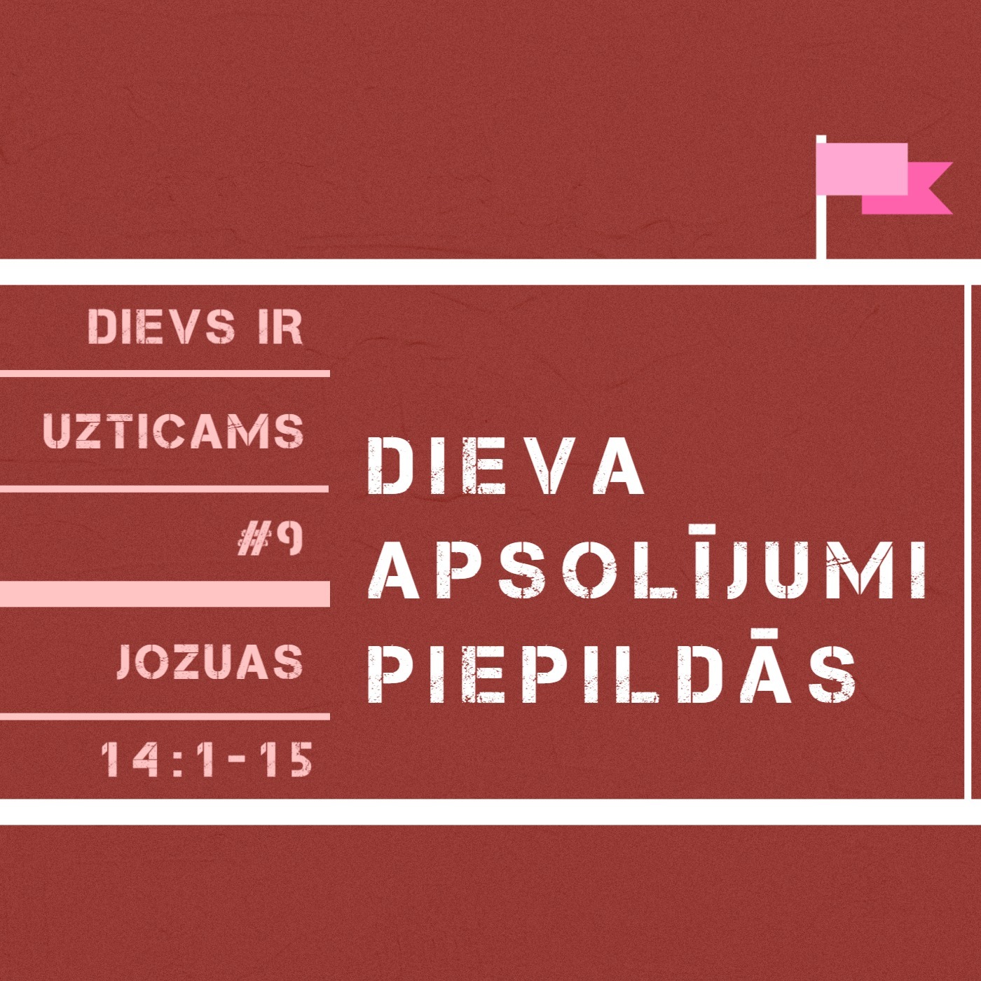 "Dieva apsolījumi piepildās" - Jozuas 14:1-15 (13.-21.nodaļa) (03.11.2024.) episode artwork