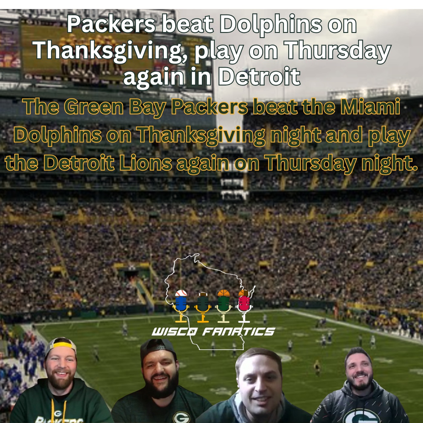 Back to back Thursdays for the Packers episode artwork