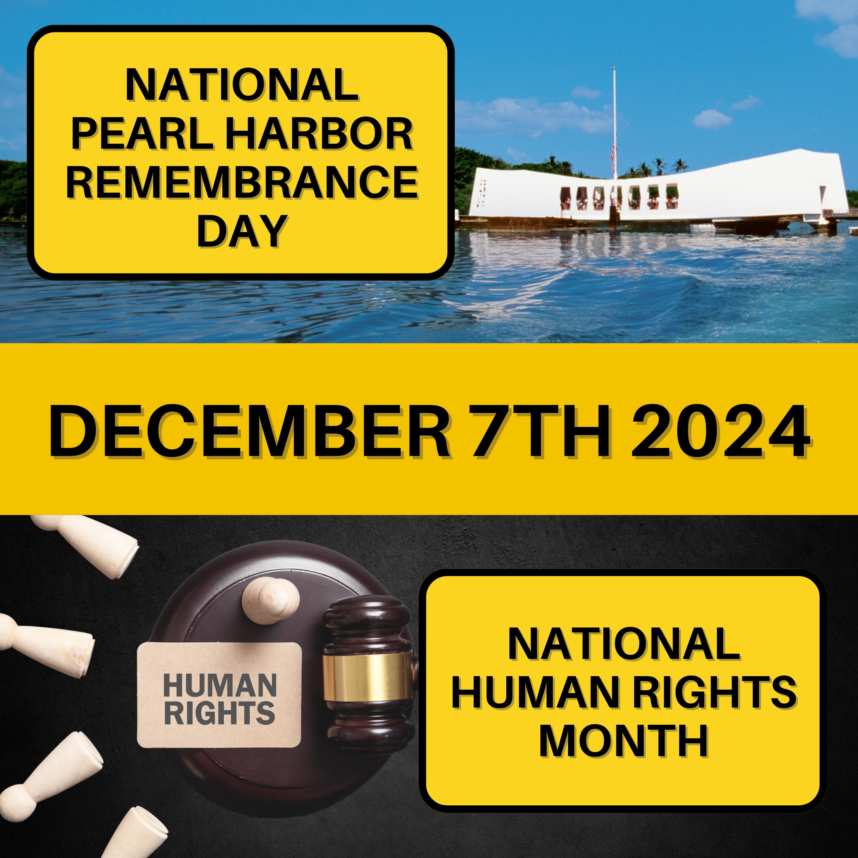 Pearl Harbor Remembrance Day & Human Rights Month