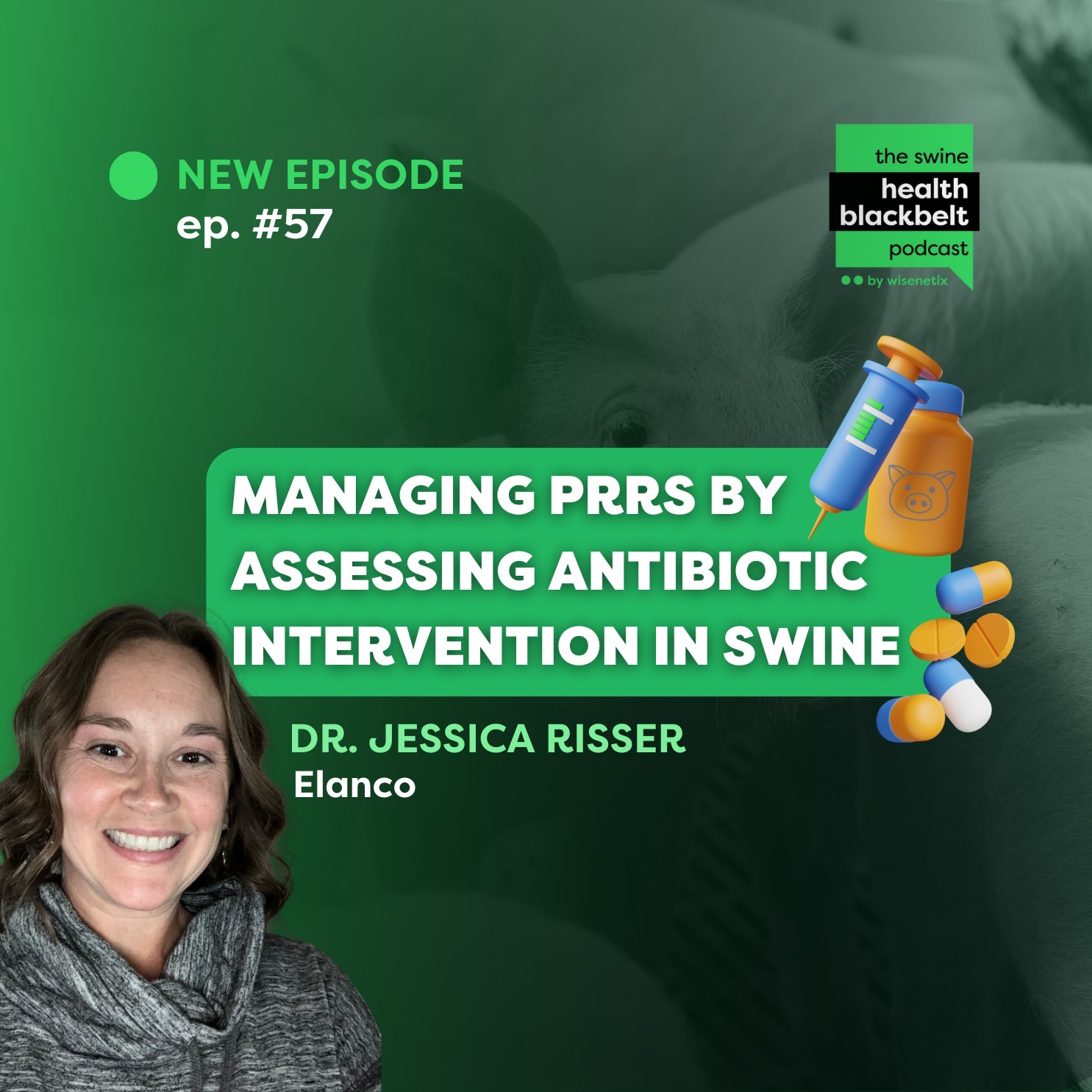 Dr. Jessica Risser: PRRS Antibiotic Intervention | Ep. 57